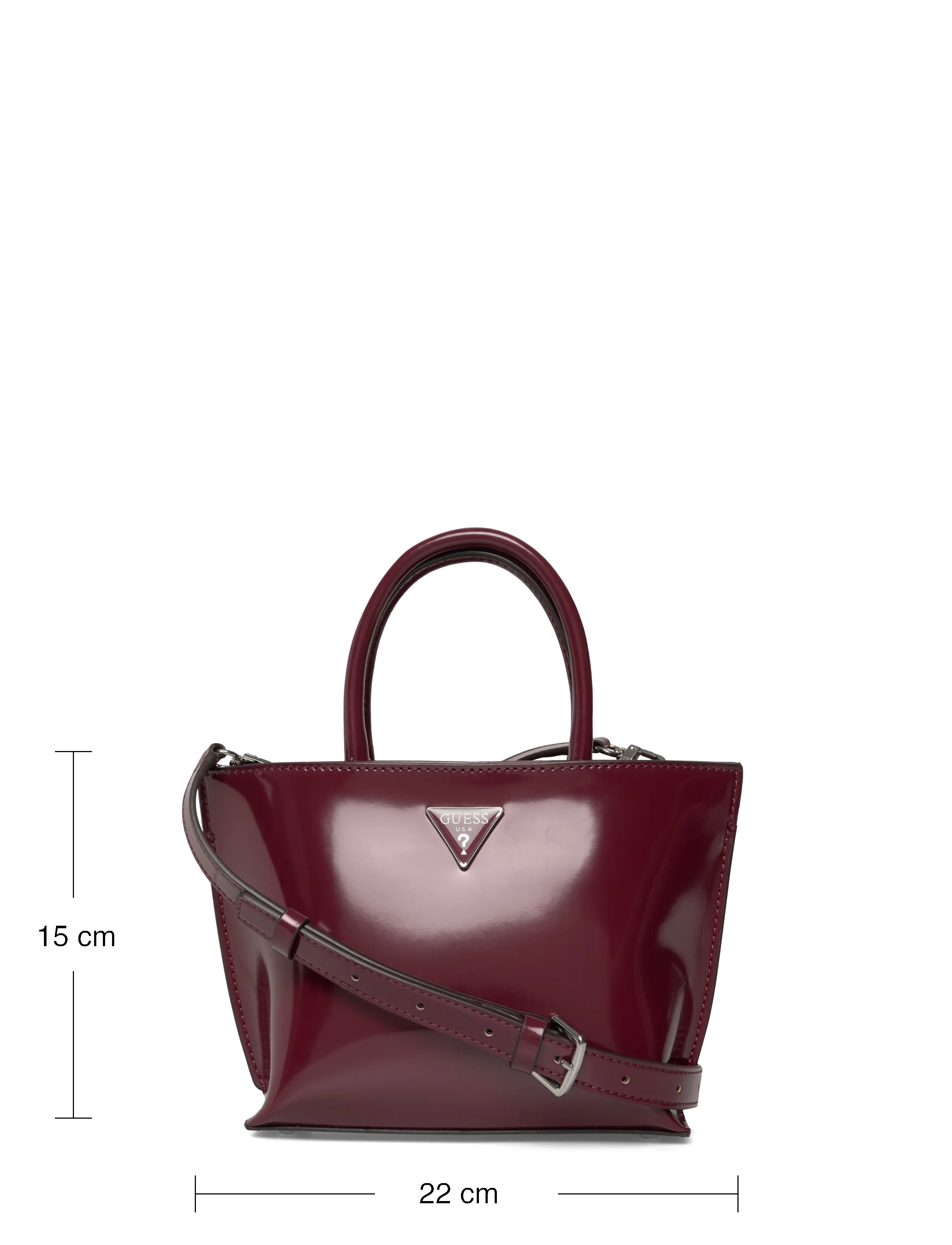 GUESS - ARNELA MINI TOTE - festtøj til outletpriser - burgundy - 3