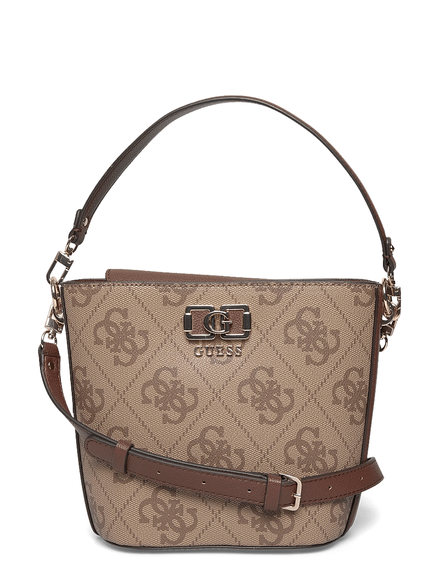 GUESS - KARNILLA LOGO BUCKET - everyday style - latte logo/brown - 0