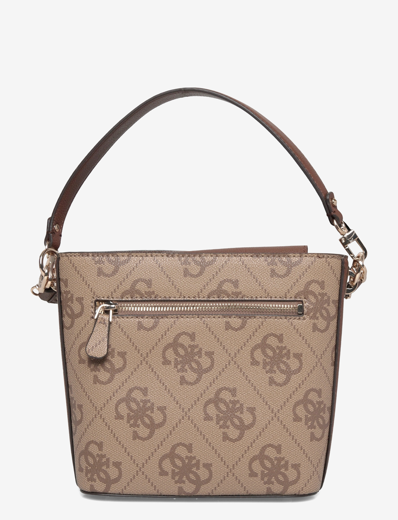 GUESS - KARNILLA LOGO BUCKET - igapäevane stiil - latte logo/brown - 1
