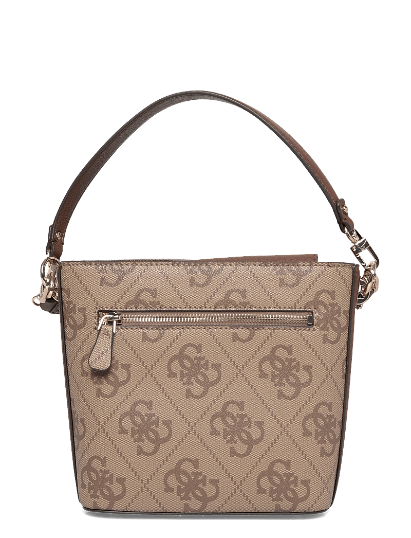 GUESS - KARNILLA LOGO BUCKET - igapäevane stiil - latte logo/brown - 1