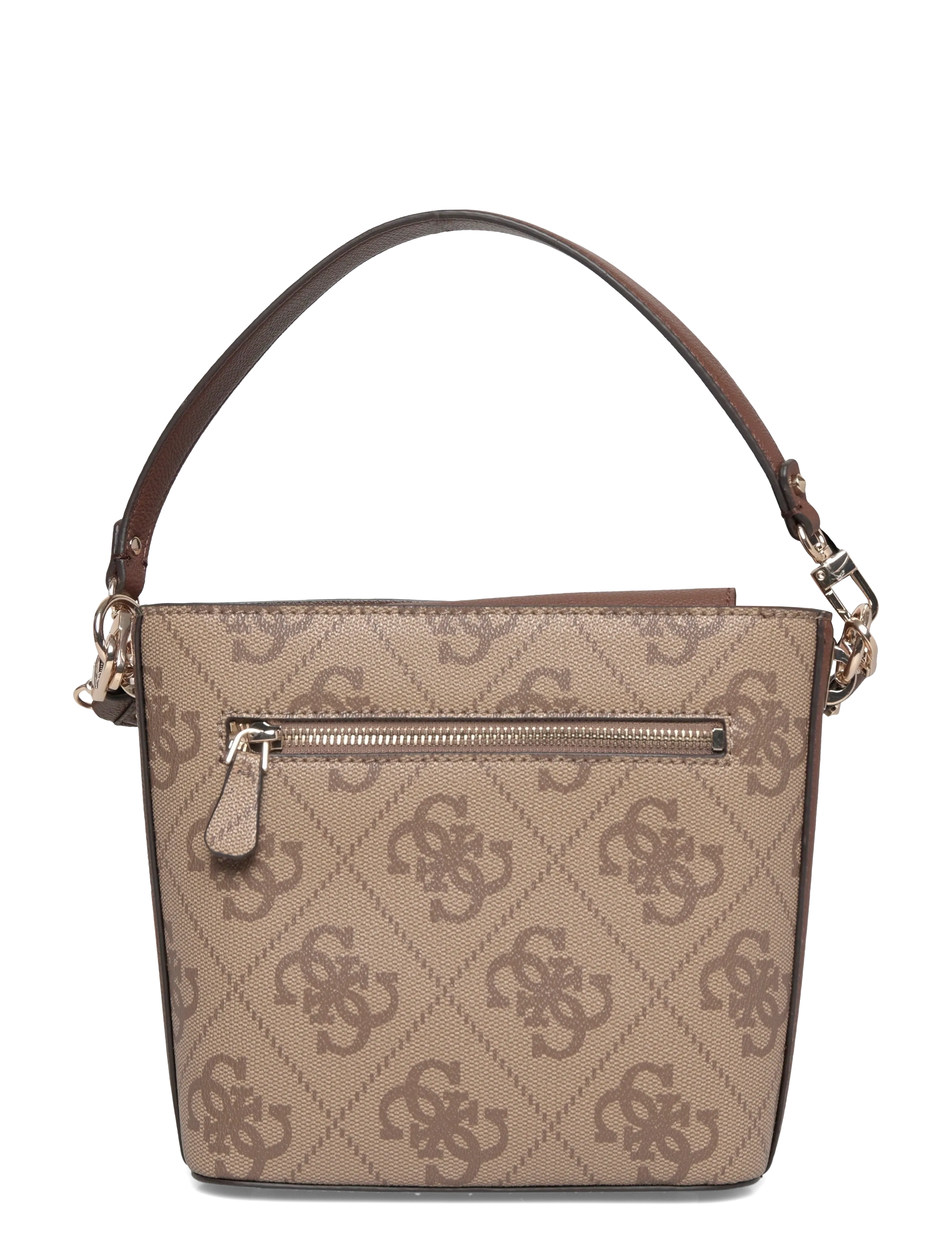 GUESS - KARNILLA LOGO BUCKET - everyday style - latte logo/brown - 1