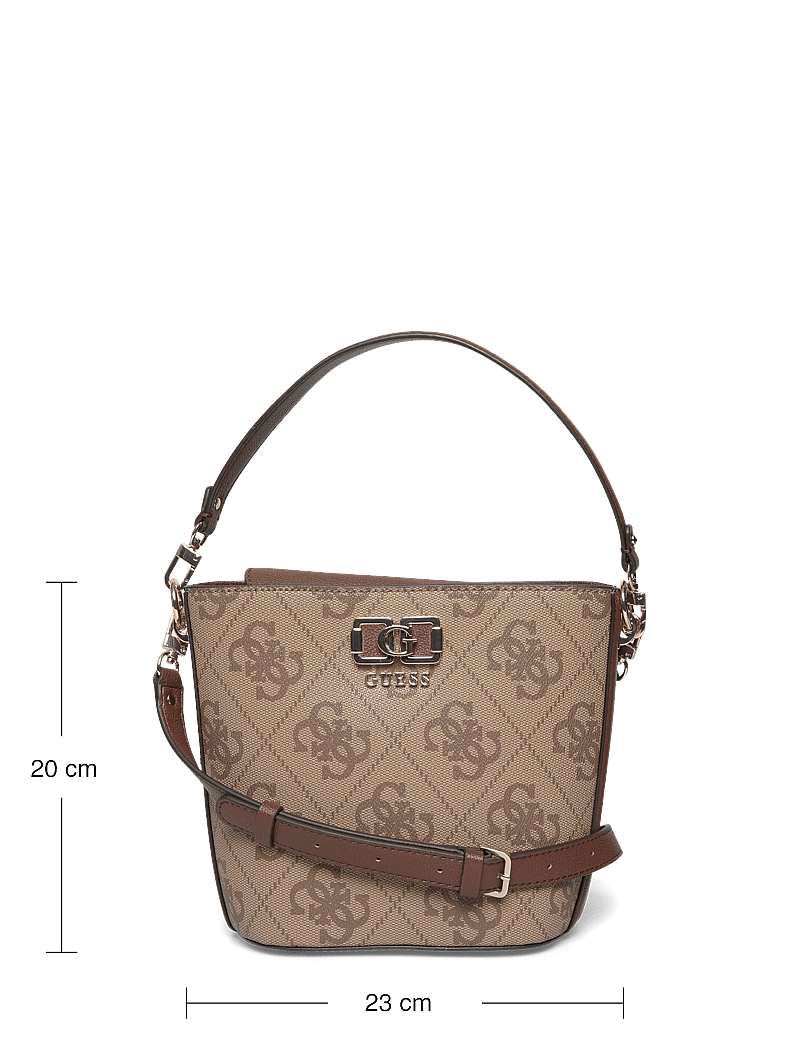 GUESS - KARNILLA LOGO BUCKET - igapäevane stiil - latte logo/brown - 3