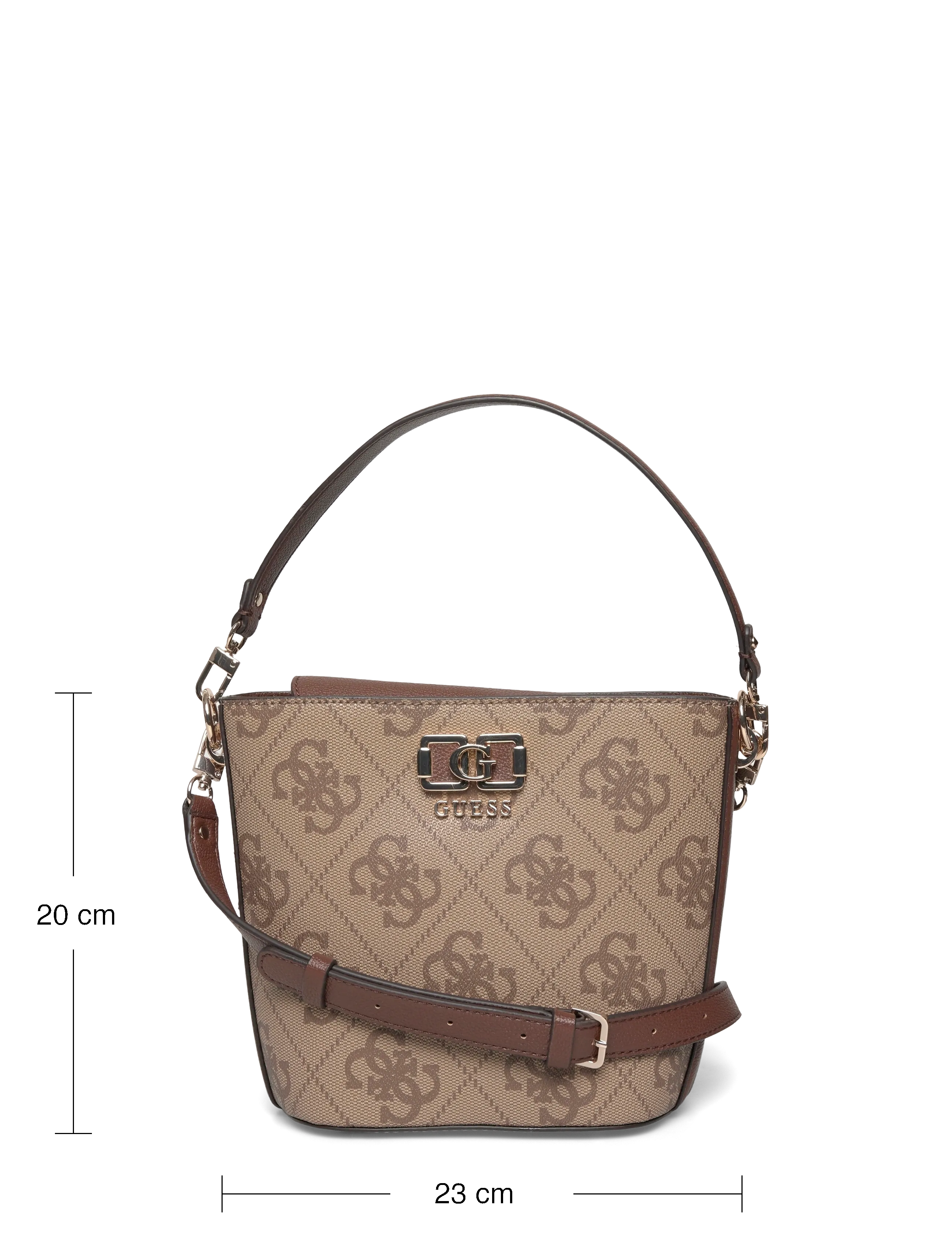 GUESS - KARNILLA LOGO BUCKET - everyday style - latte logo/brown - 3