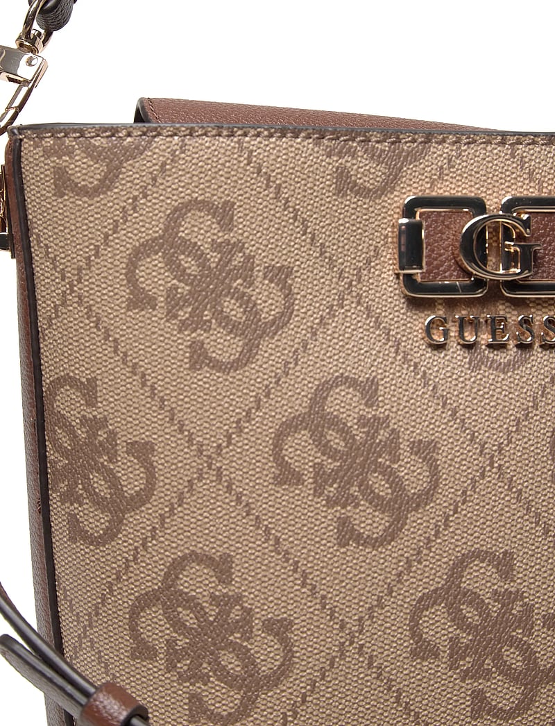 GUESS - KARNILLA LOGO BUCKET - igapäevane stiil - latte logo/brown - 4
