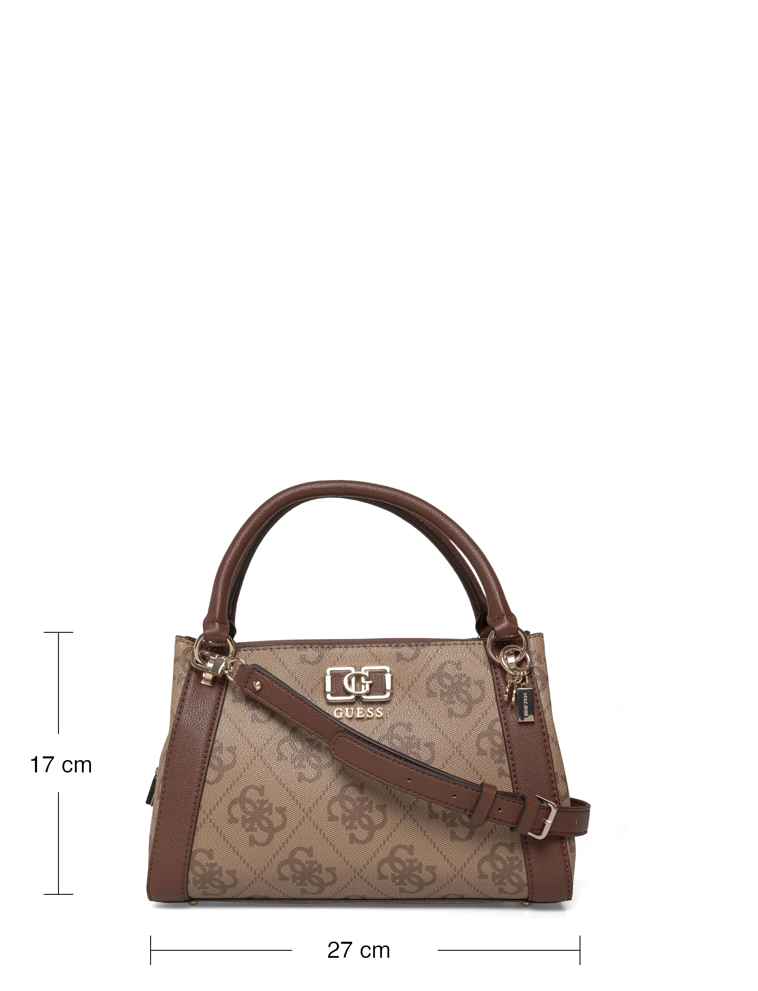 GUESS - KARNILLA LOGO GFRIEND SATHEL - latte logo/brown - 3