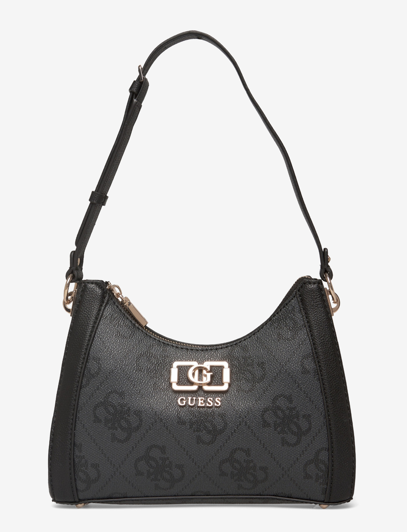 GUESS - KARNILLA LOGO SHOULDER BAG - særlige begivenheder - coal logo - 0