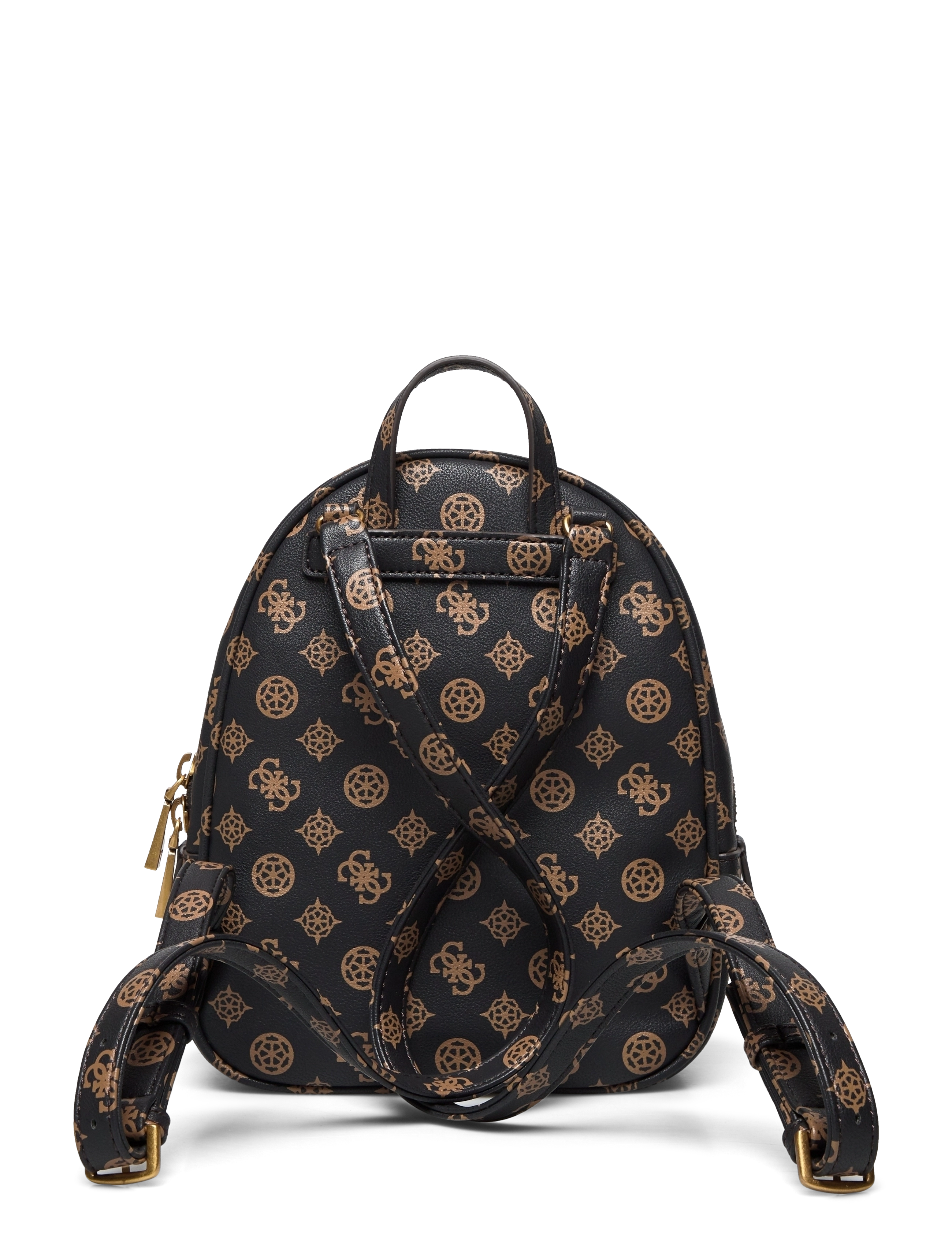 GUESS - MANHATTAN BACKPACK - mocha logo - 1