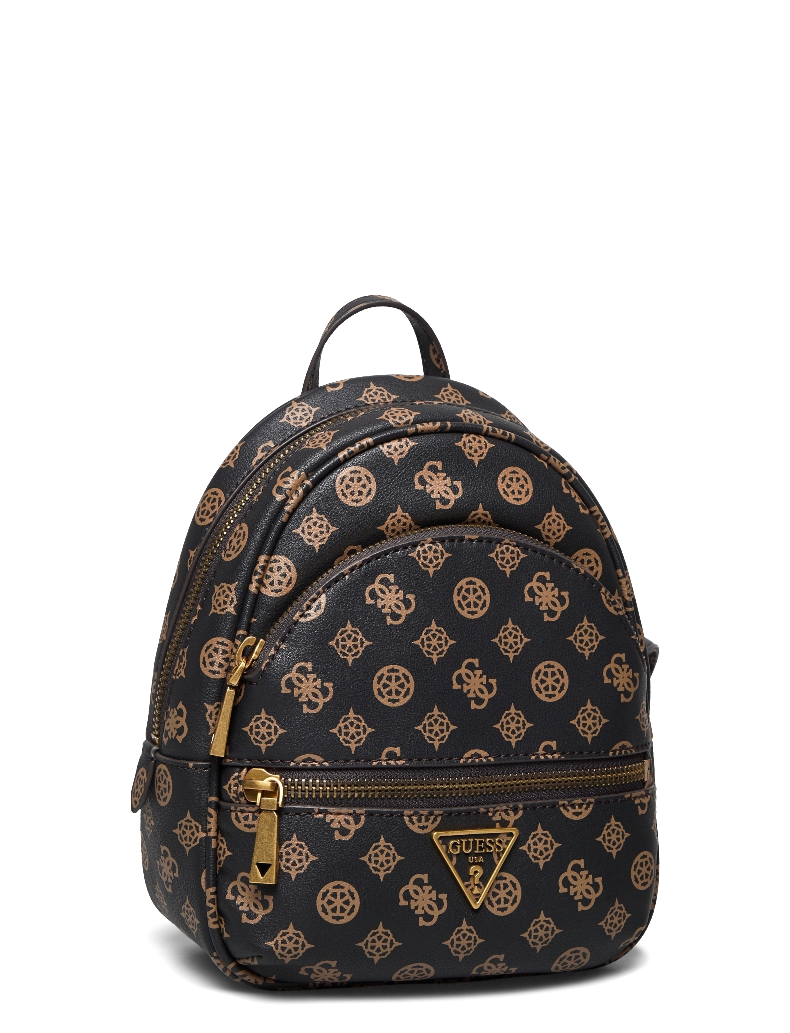 GUESS - MANHATTAN BACKPACK - mocha logo - 2