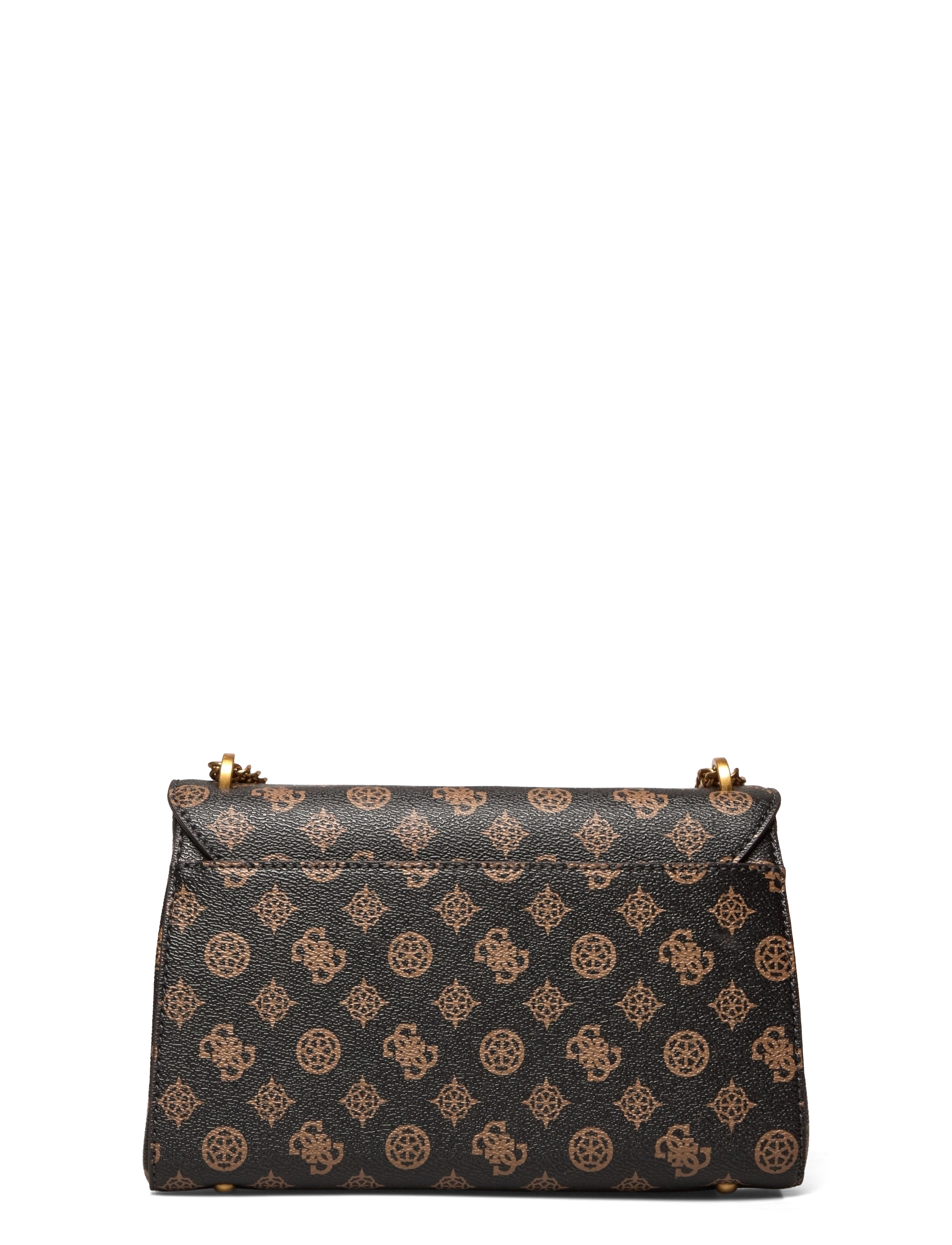 GUESS - KATEY FLAP SHOULDER BAG - mocha - 1