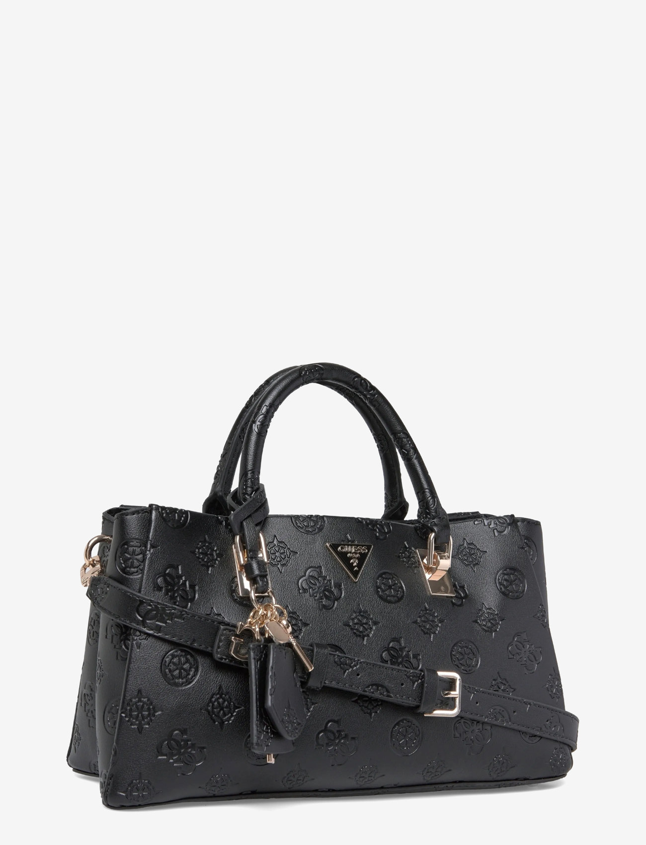 GUESS - TISHA GIRLFRIEND SATCHEL - black logo - 2