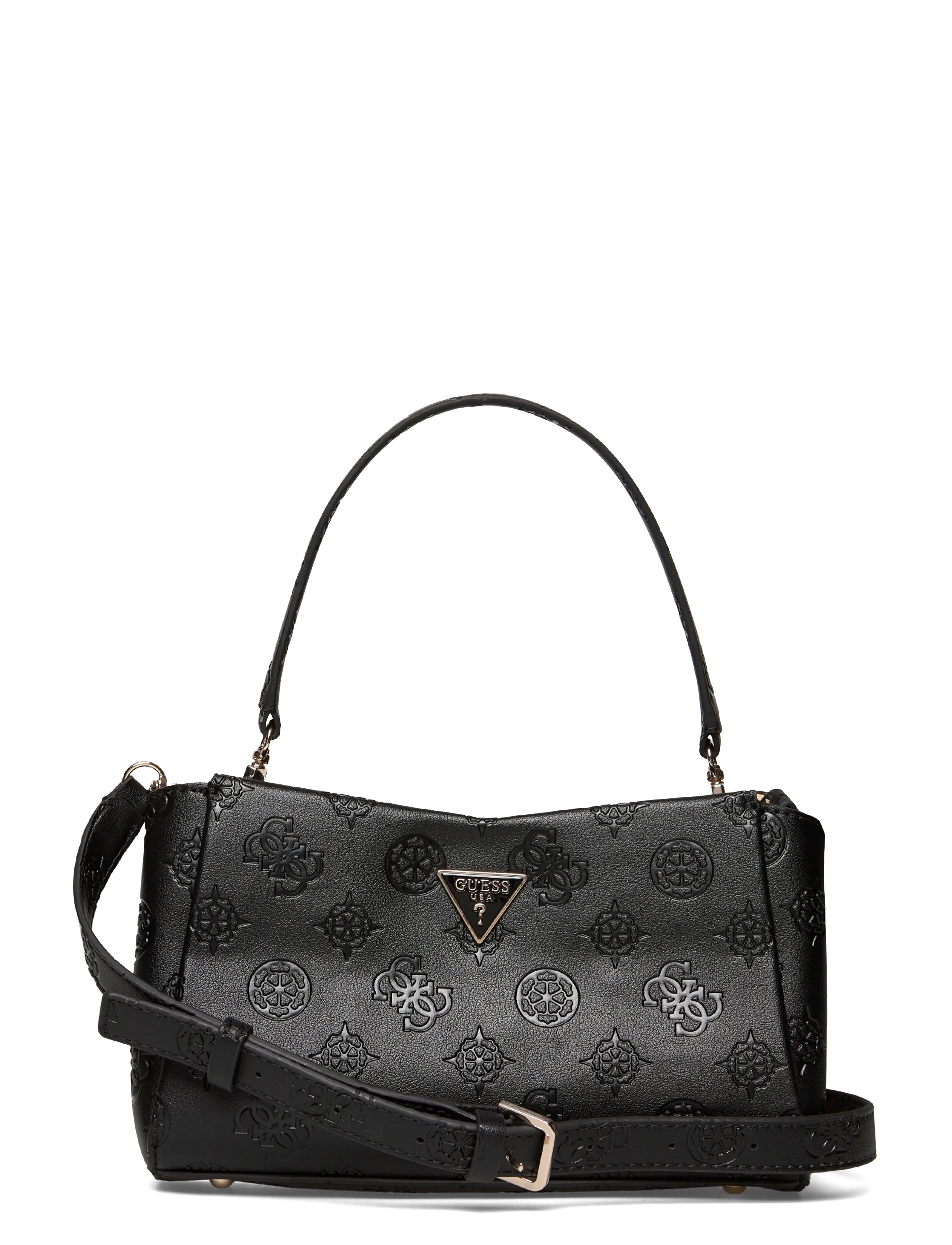 GUESS TISHA CROSSBODY - Nyheder - BLACK LOGO / black