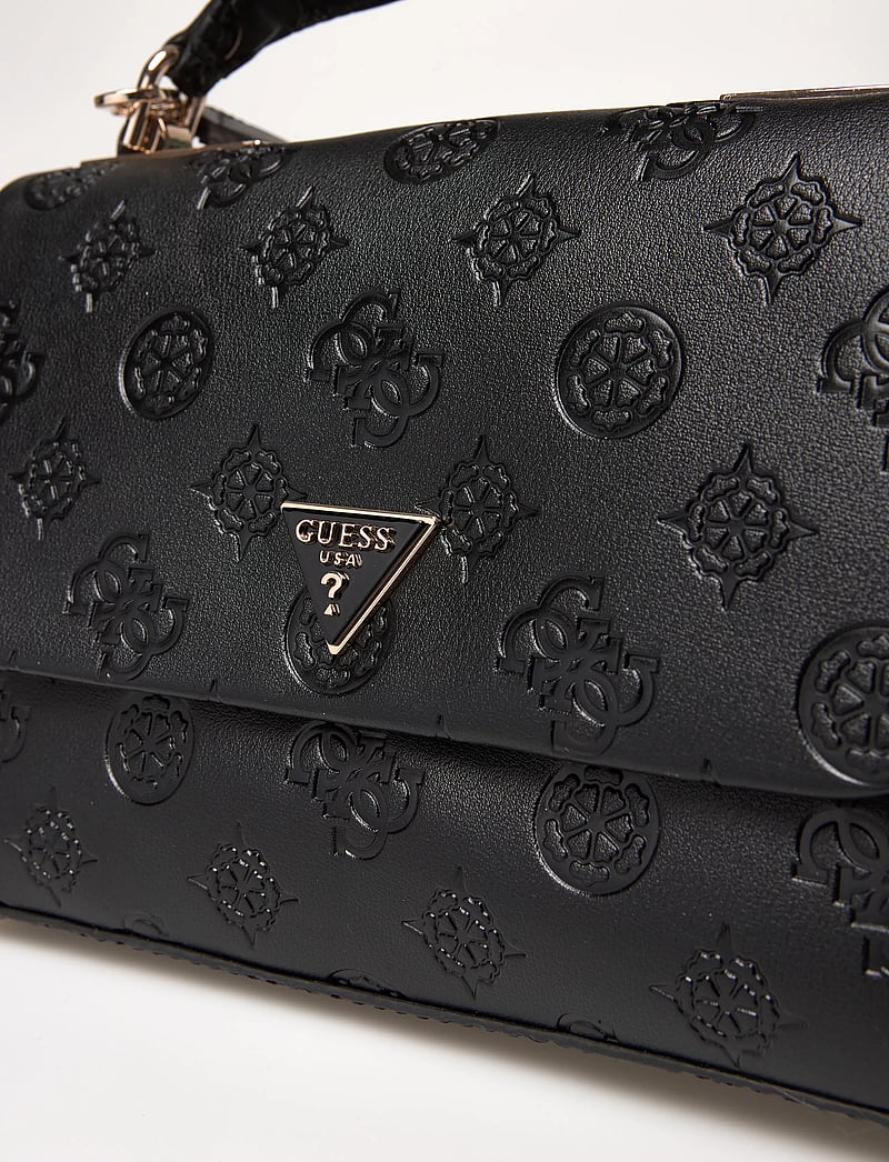 GUESS - TISHA TOP HANDLE FLAP - særlige begivenheder - black logo - 4