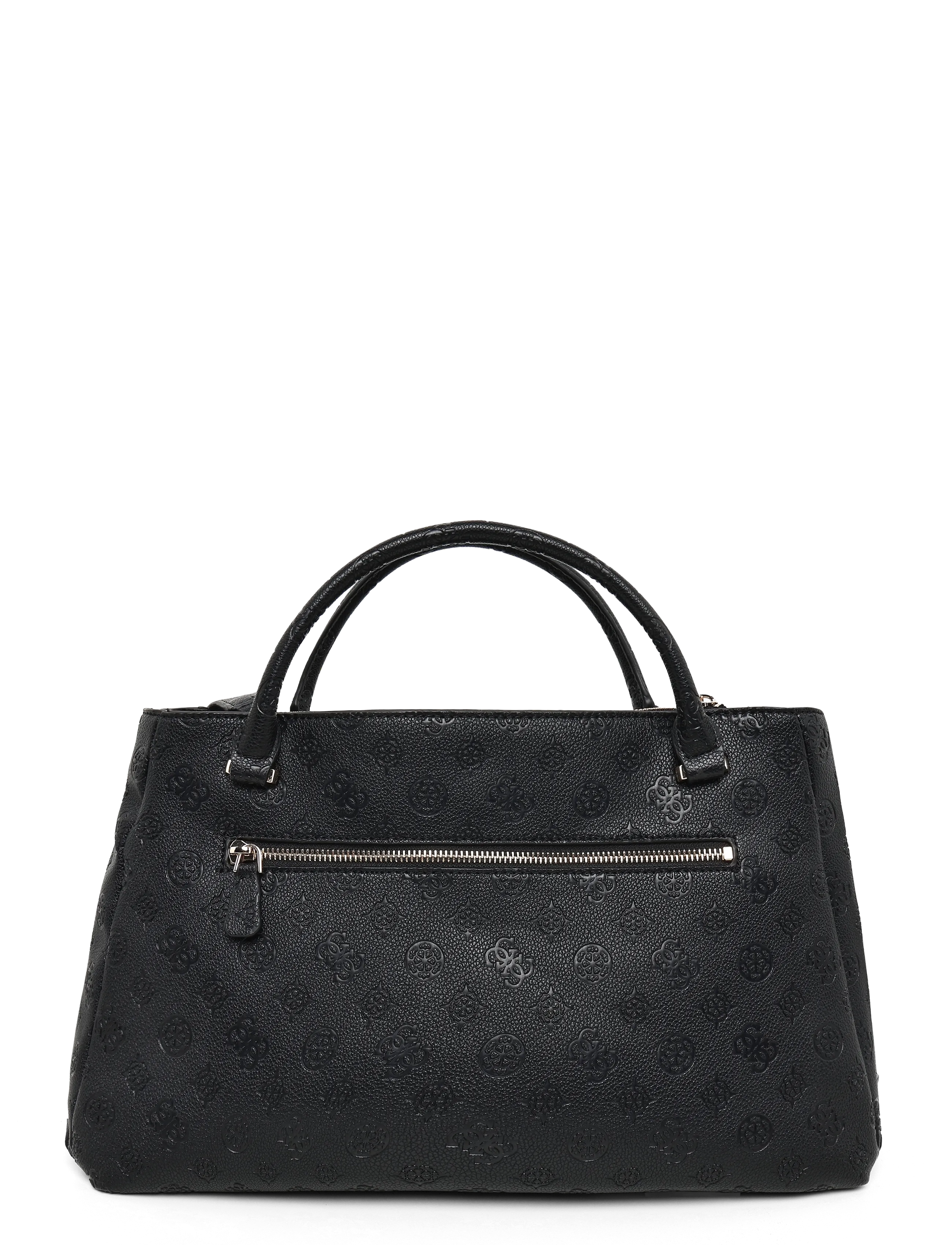 GUESS - ELLA LOGO LRG GFRIEND SATCHEL - igapäevane stiil - black logo - 1