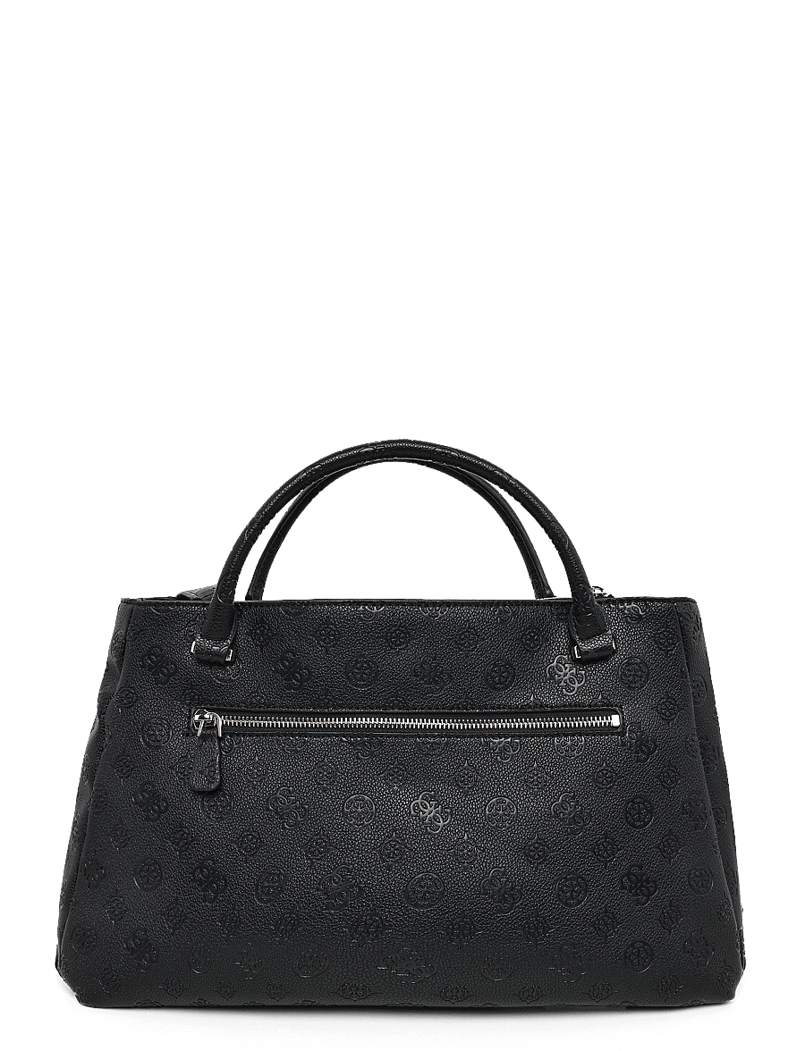 GUESS - ELLA LOGO LRG GFRIEND SATCHEL - igapäevane stiil - black logo - 1