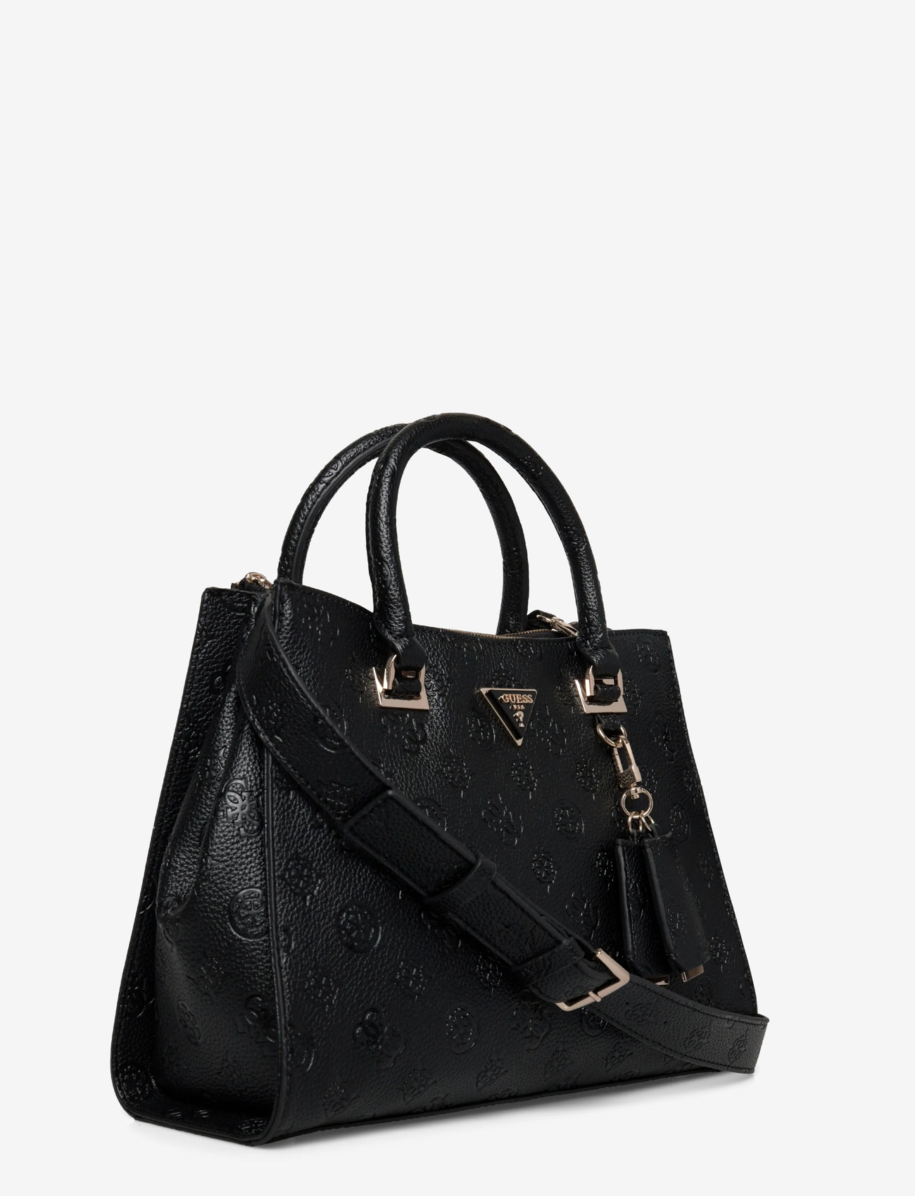 GUESS - CRESIDIA II SOCIETY SATCHEL - særlige begivenheder - black logo - 2