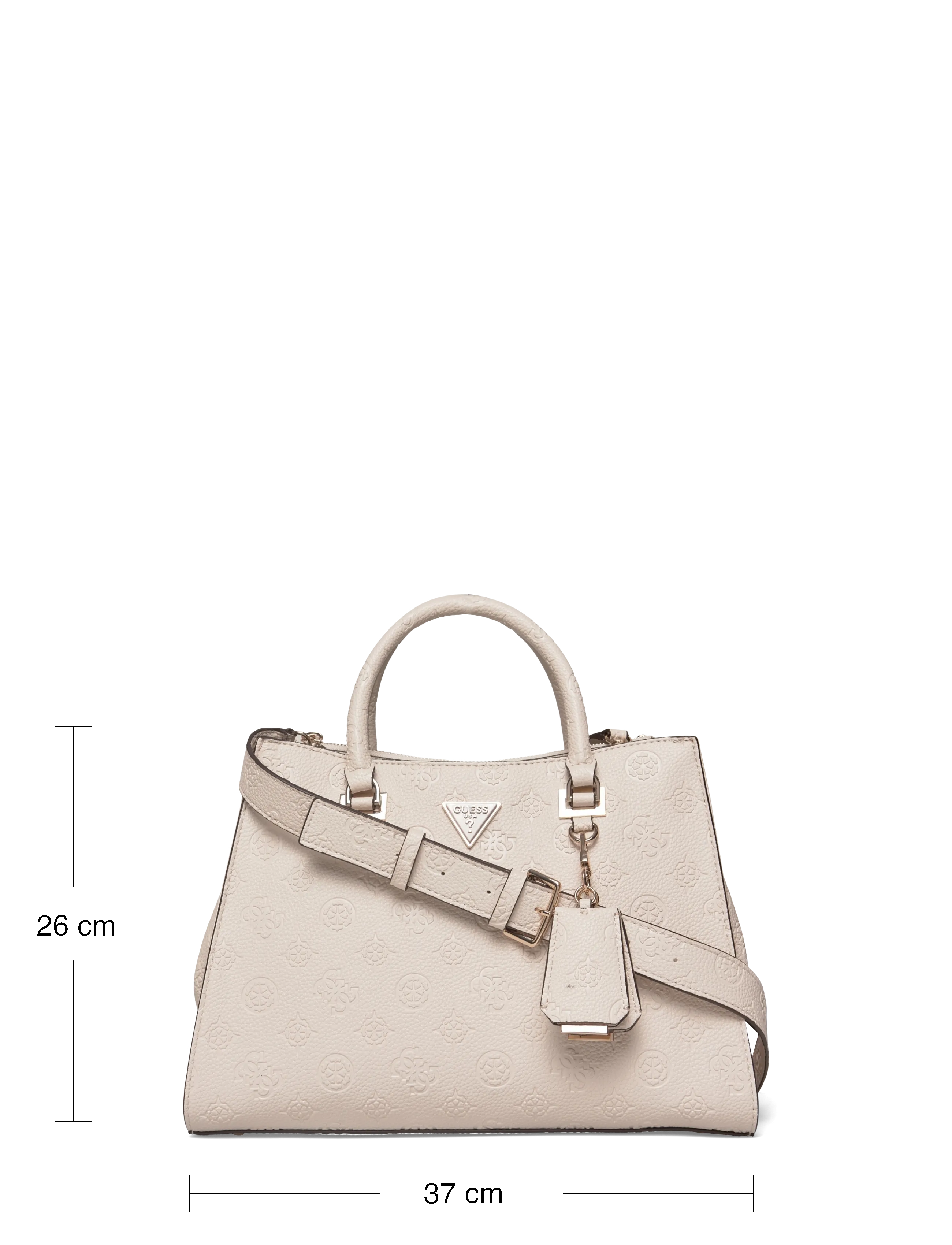 GUESS - CRESIDIA II SOCIETY SATCHEL - crossbody kotid - off white logo - 3