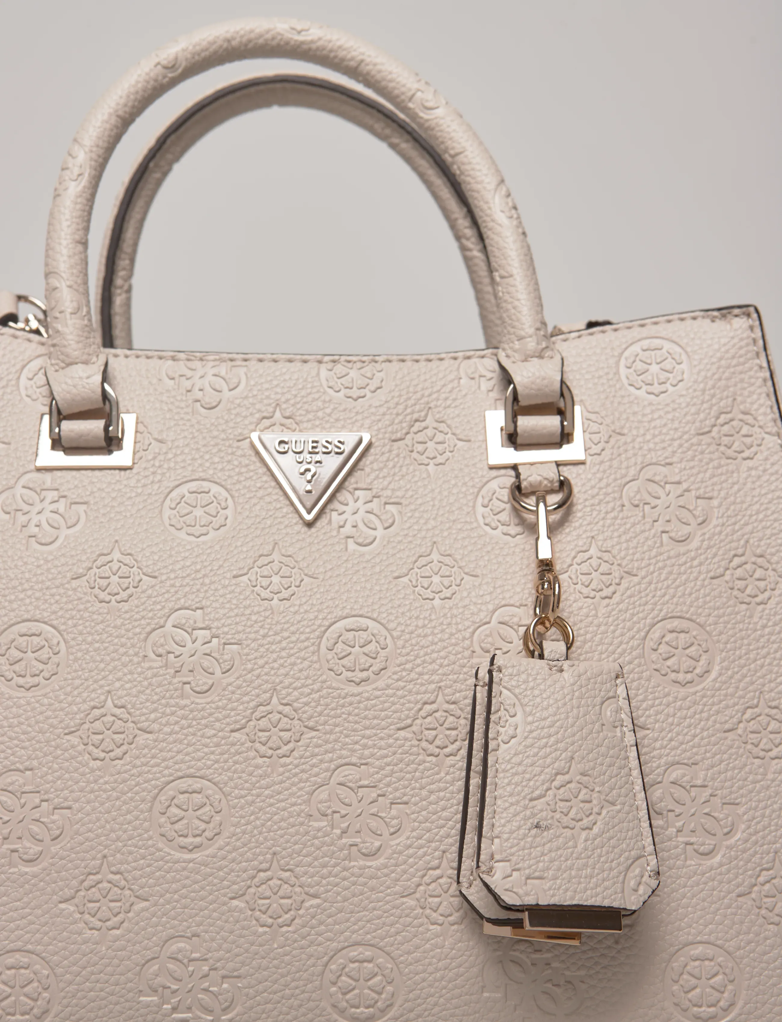 GUESS - CRESIDIA II SOCIETY SATCHEL - crossbody kotid - off white logo - 4