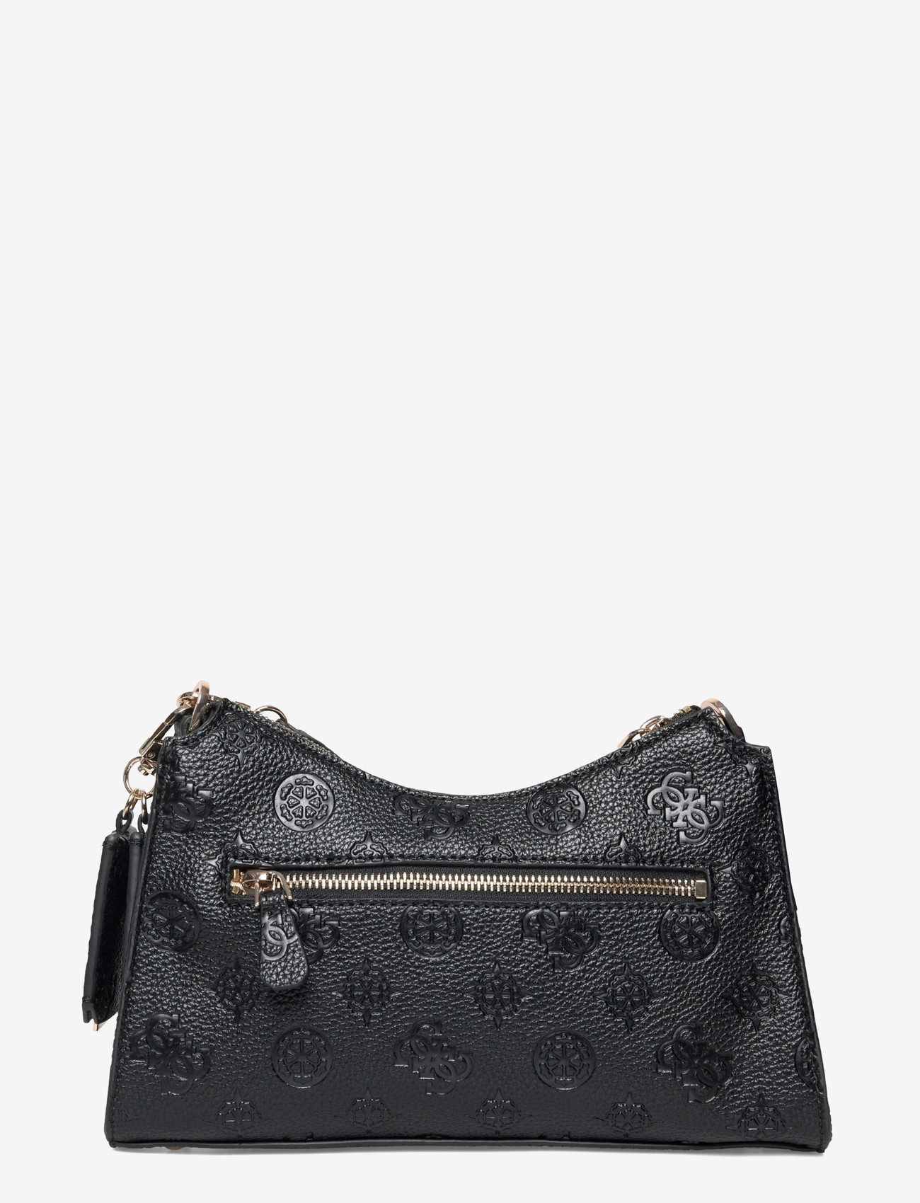 GUESS - CRESIDIA II TOP ZIP SHLDR BAG - speciella tillfällen - black logo - 1