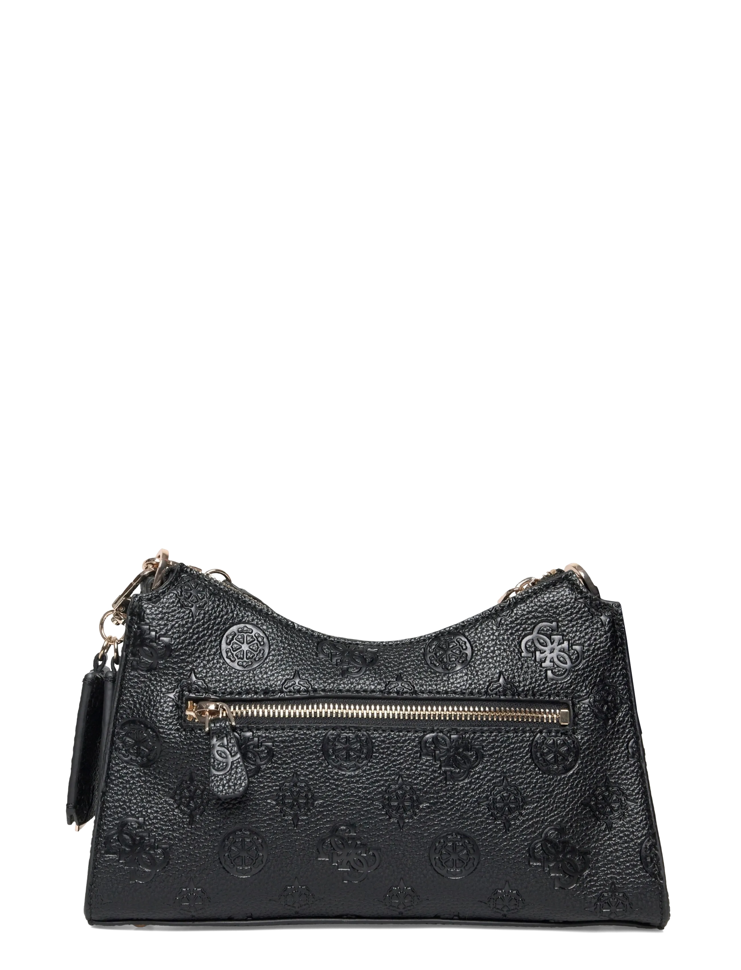 GUESS - CRESIDIA II TOP ZIP SHLDR BAG - schultertaschen - black logo - 1
