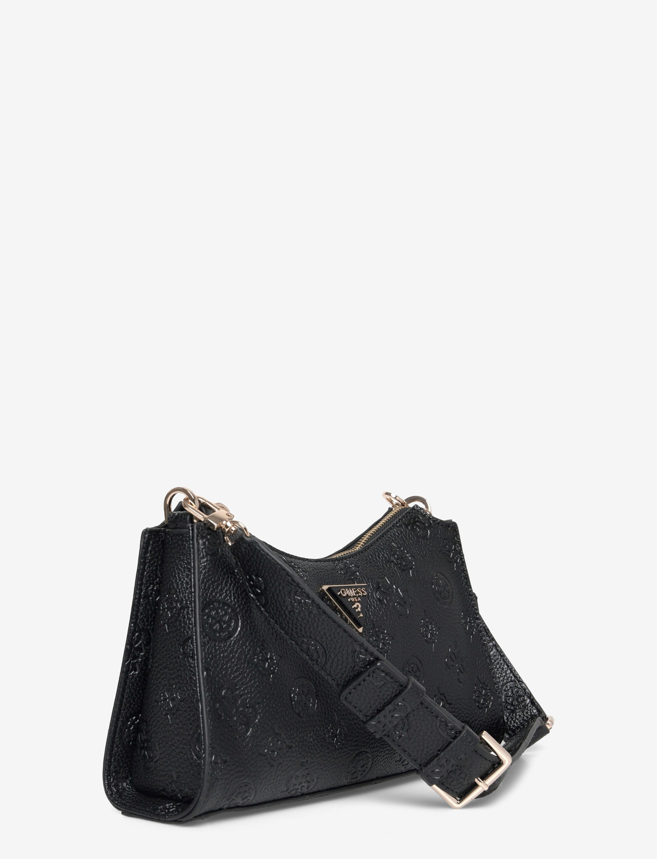 GUESS - CRESIDIA II TOP ZIP SHLDR BAG - speciella tillfällen - black logo - 2