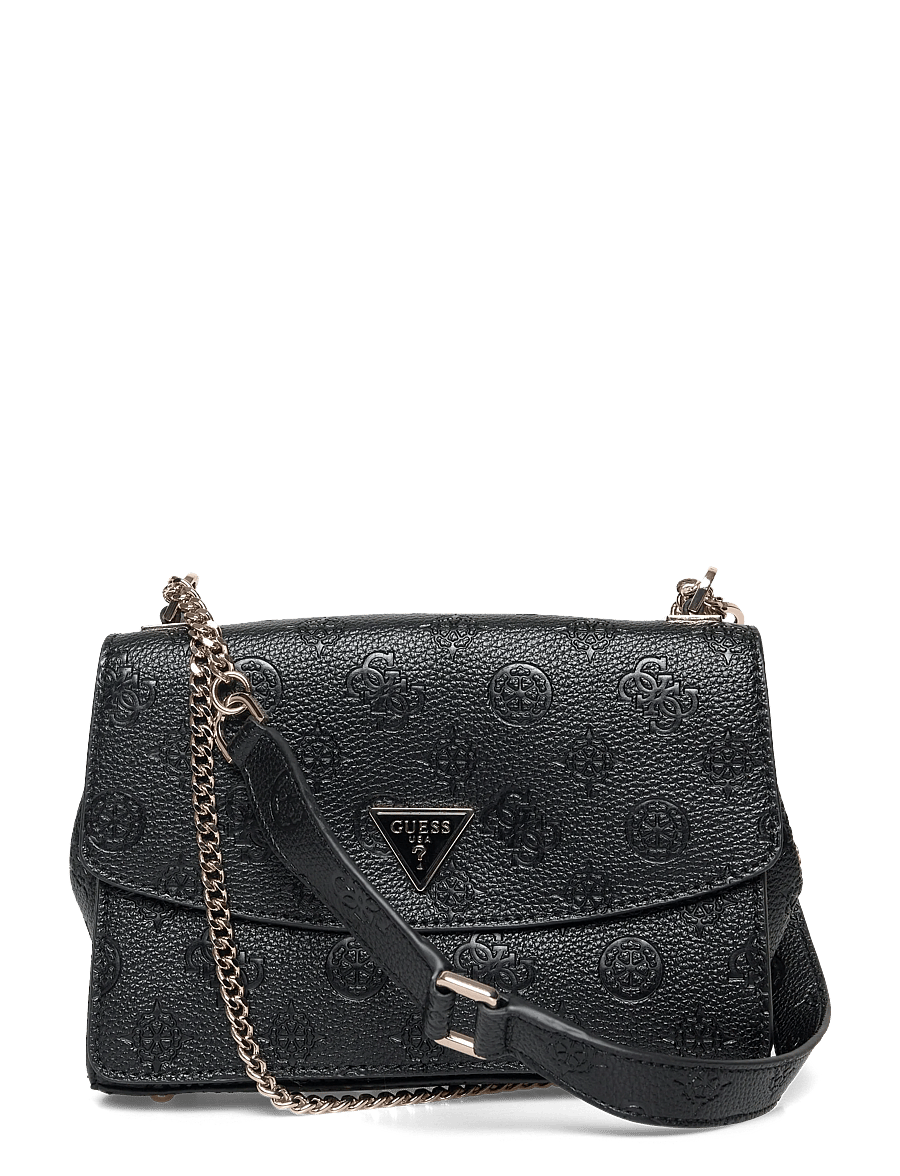 GUESS - CRESIDIA II CNVRTBL XBODY FLAP - umhängetaschen - black logo - 0