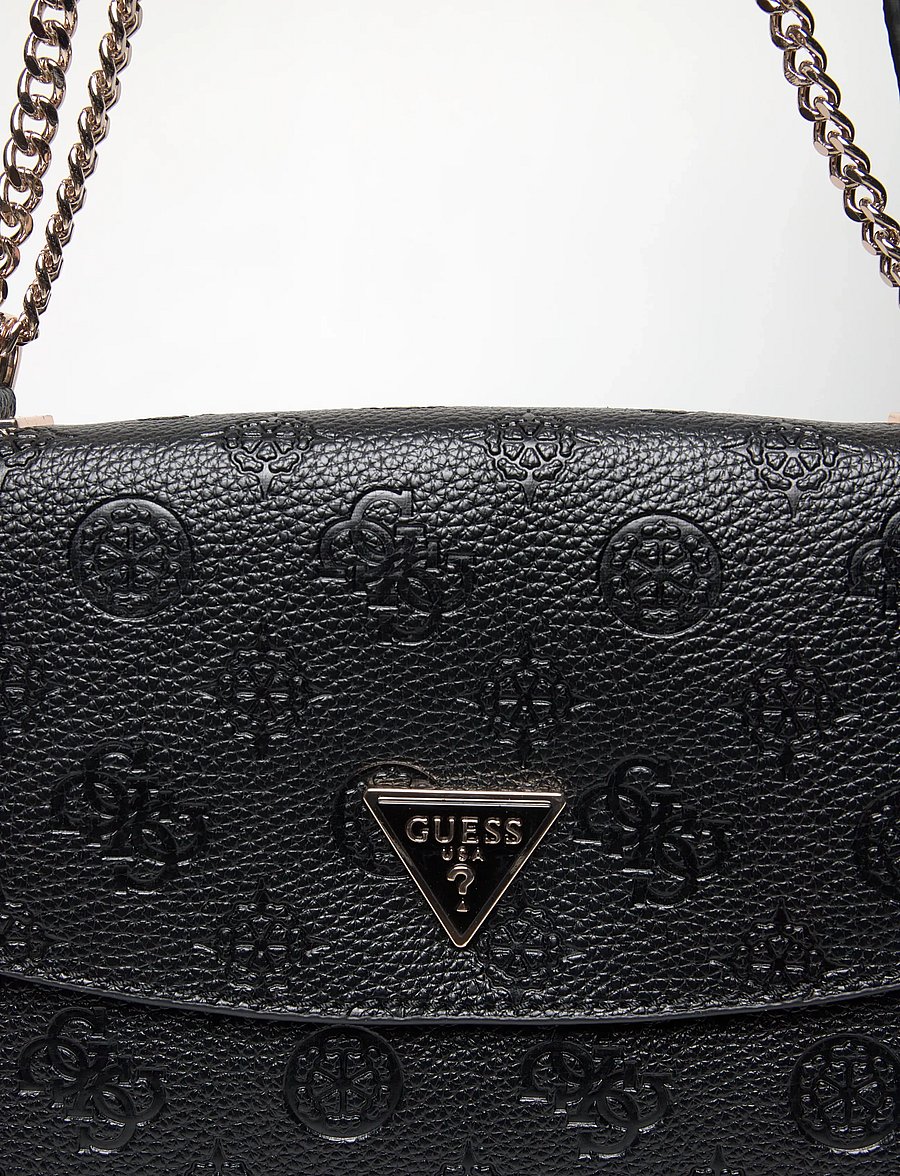 GUESS - CRESIDIA II CNVRTBL XBODY FLAP - umhängetaschen - black logo - 4