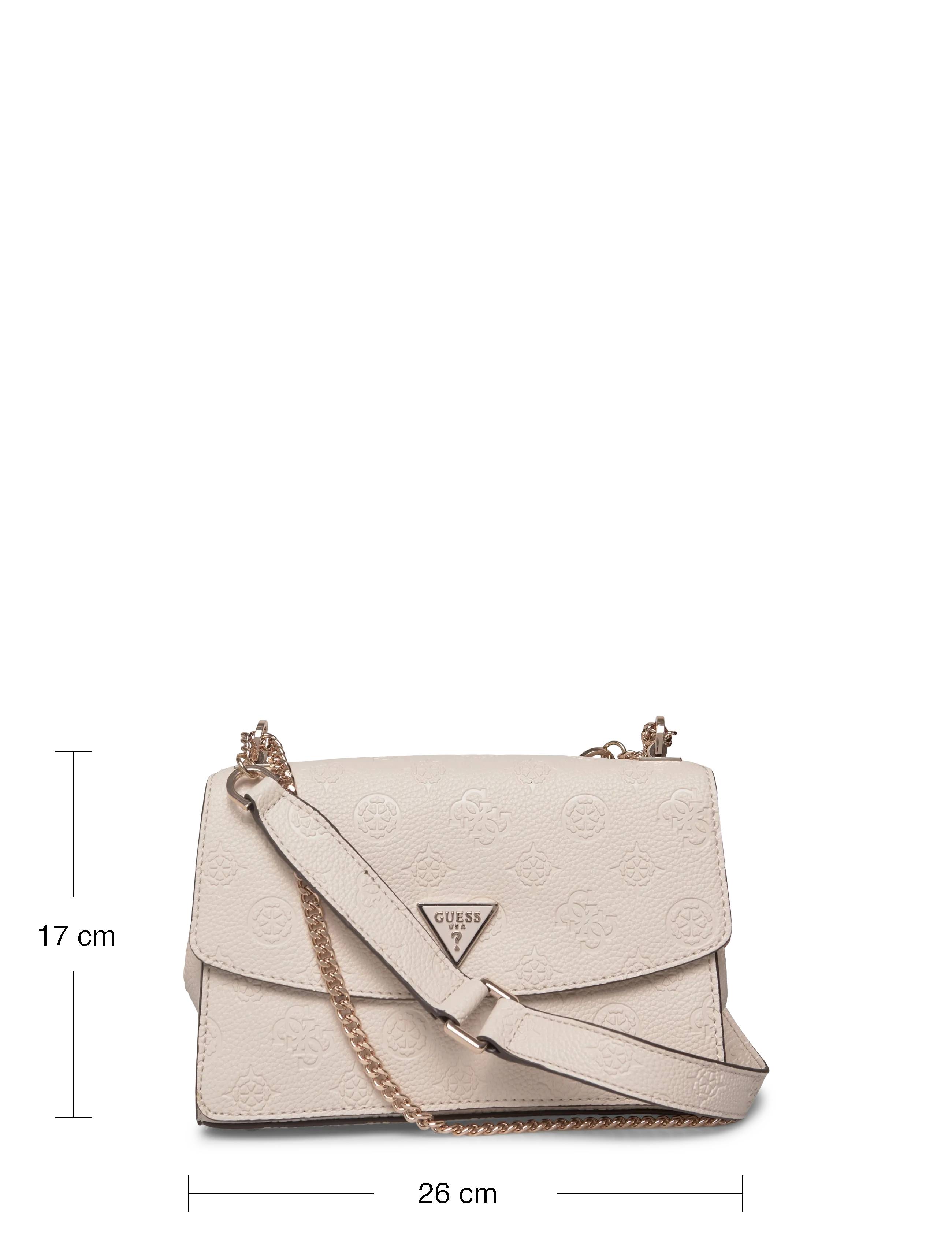 GUESS - CRESIDIA II CNVRTBL XBODY FLAP - accessoires - off white logo - 3