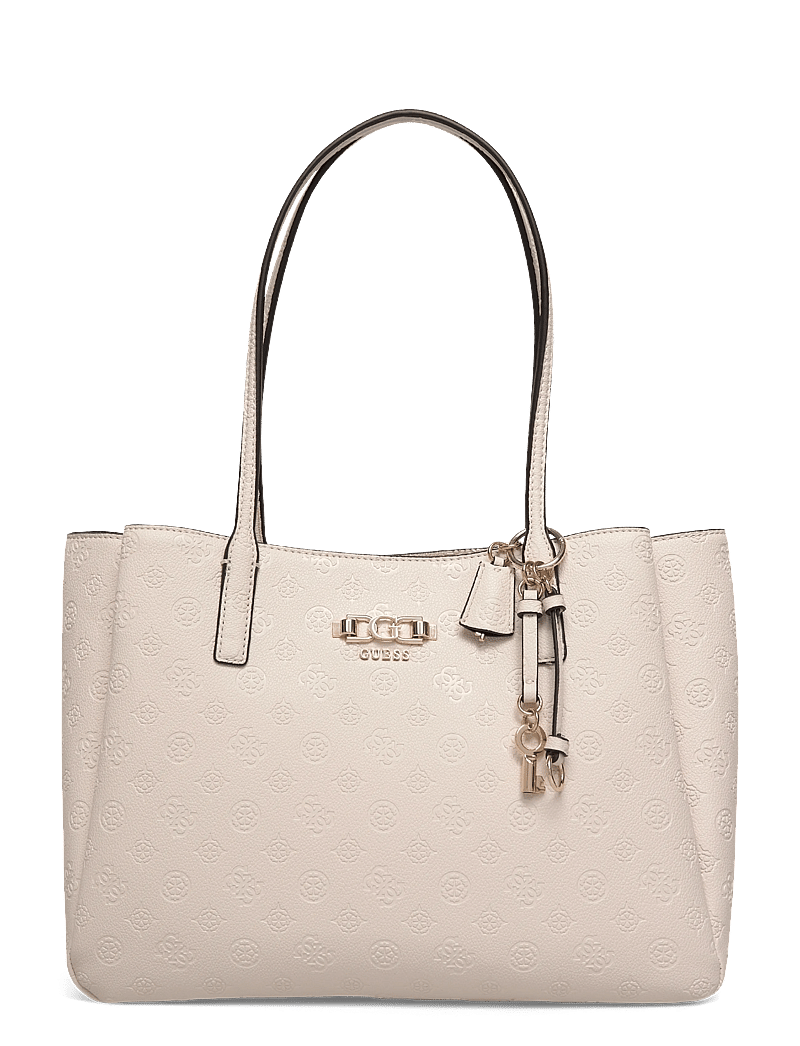 GUESS - ANISE MULTI COMP TOTE - tote bags - stone logo - 0