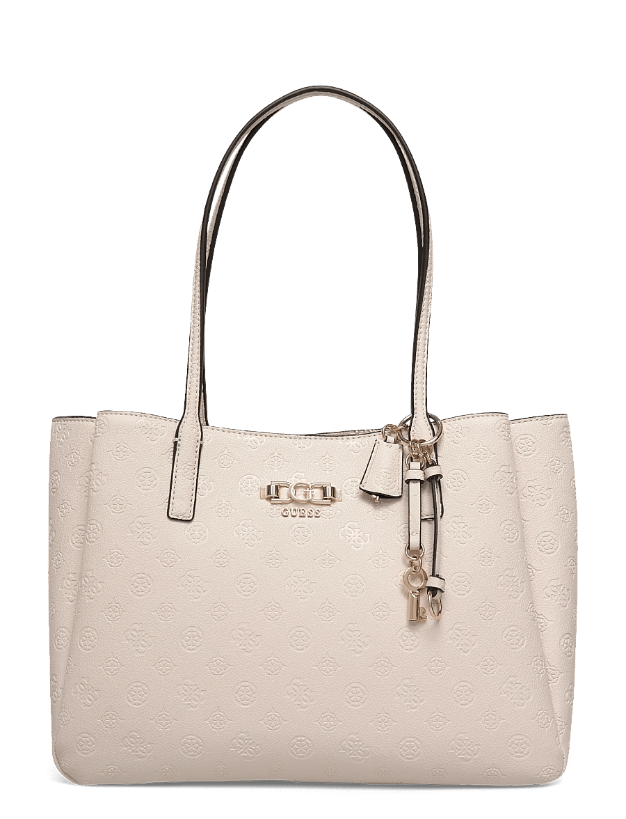 GUESS - ANISE MULTI COMP TOTE - tote bags - stone logo - 0