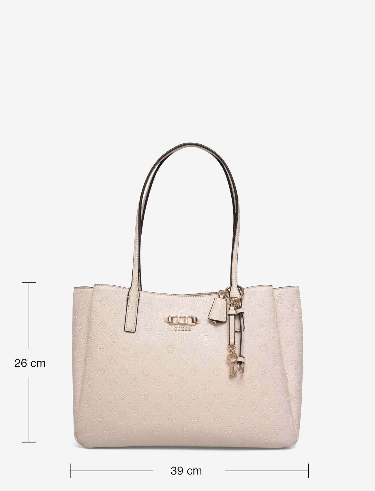 GUESS - ANISE MULTI COMP TOTE - tote bags - stone logo - 3