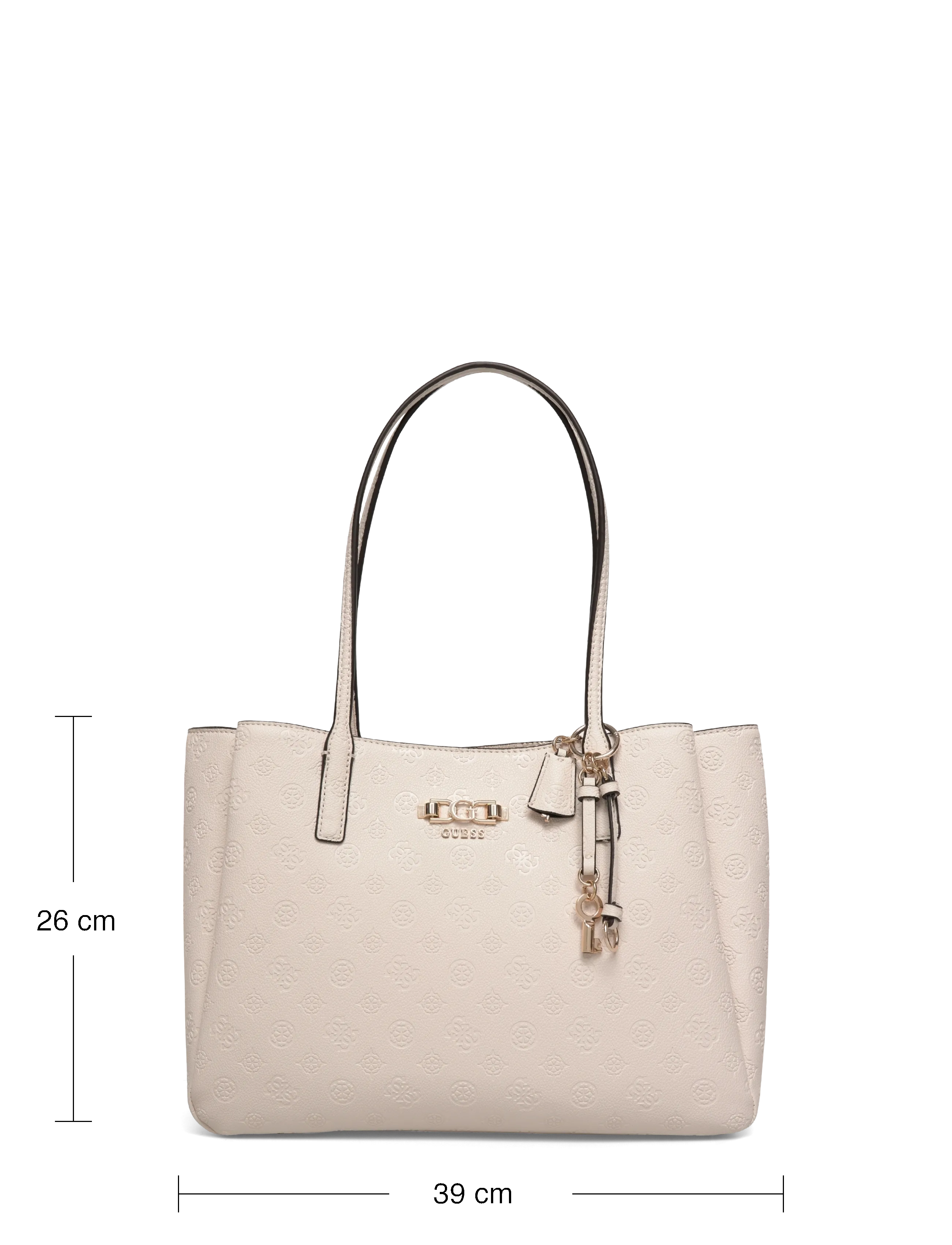 GUESS - ANISE MULTI COMP TOTE - tote bags - stone logo - 3