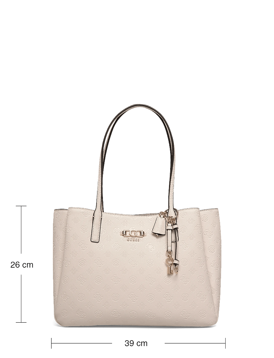 GUESS - ANISE MULTI COMP TOTE - tote bags - stone logo - 3