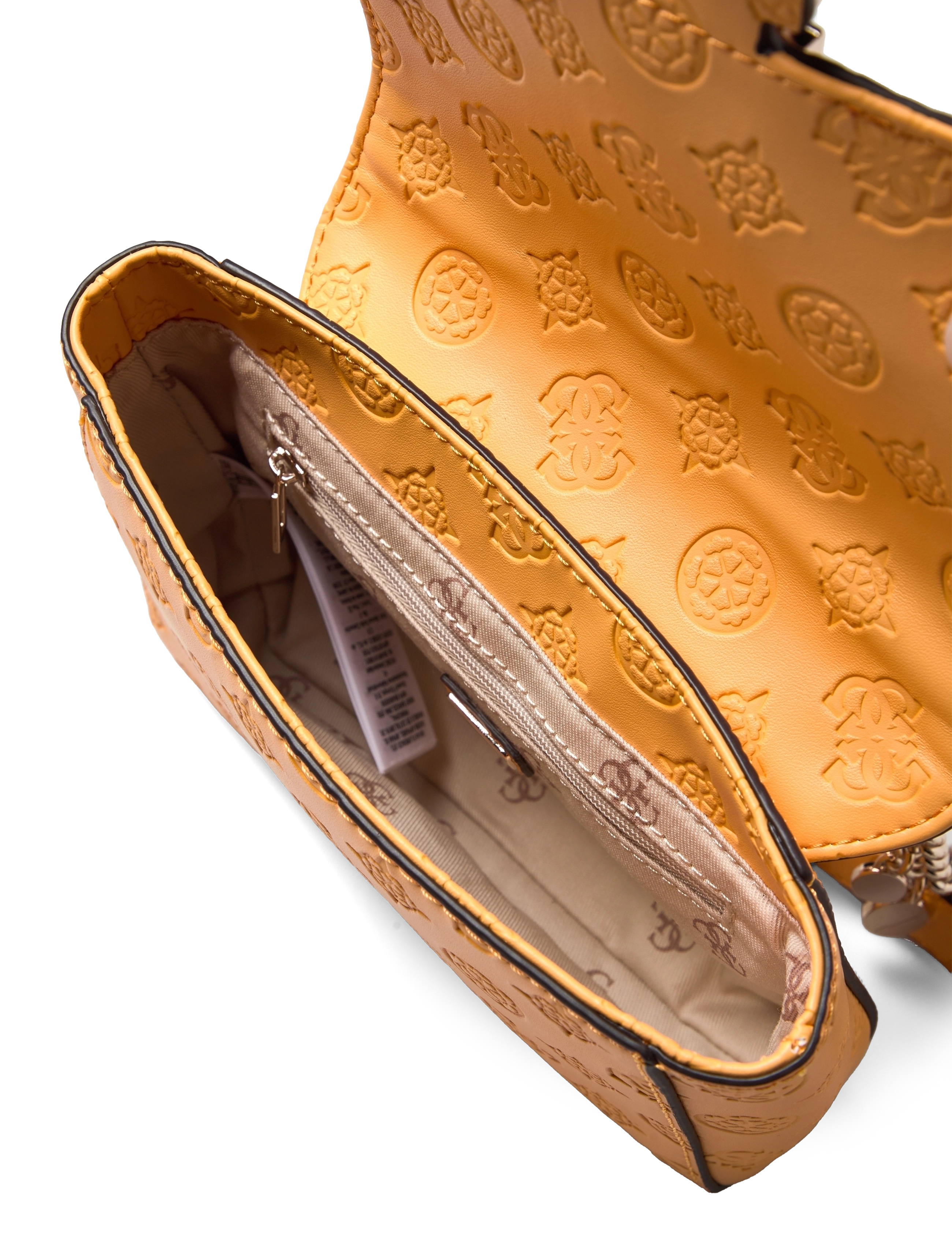 GUESS - CARLSON MINI CROSSBODY FLAP - mango - 4