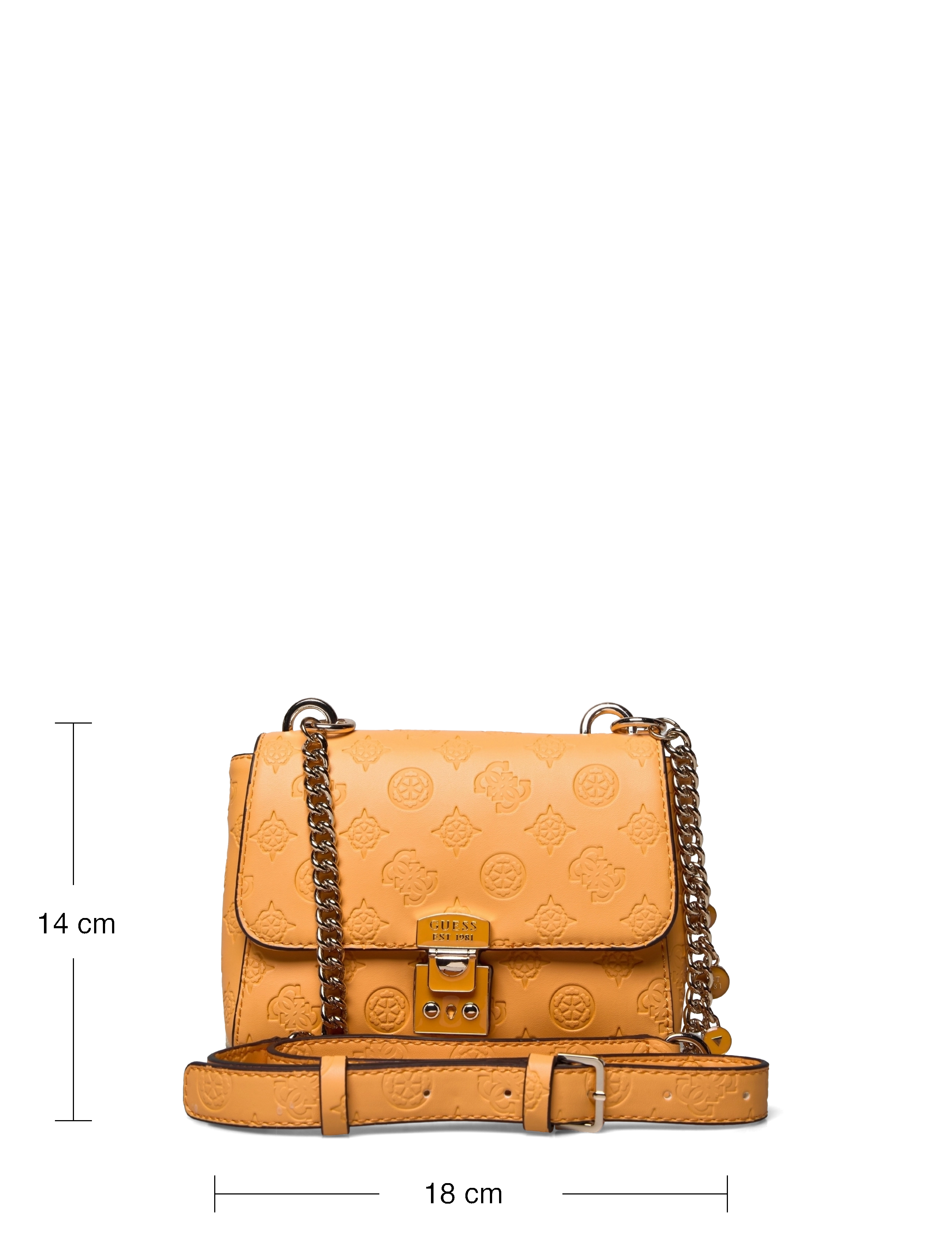 GUESS - CARLSON MINI CROSSBODY FLAP - mango - 5