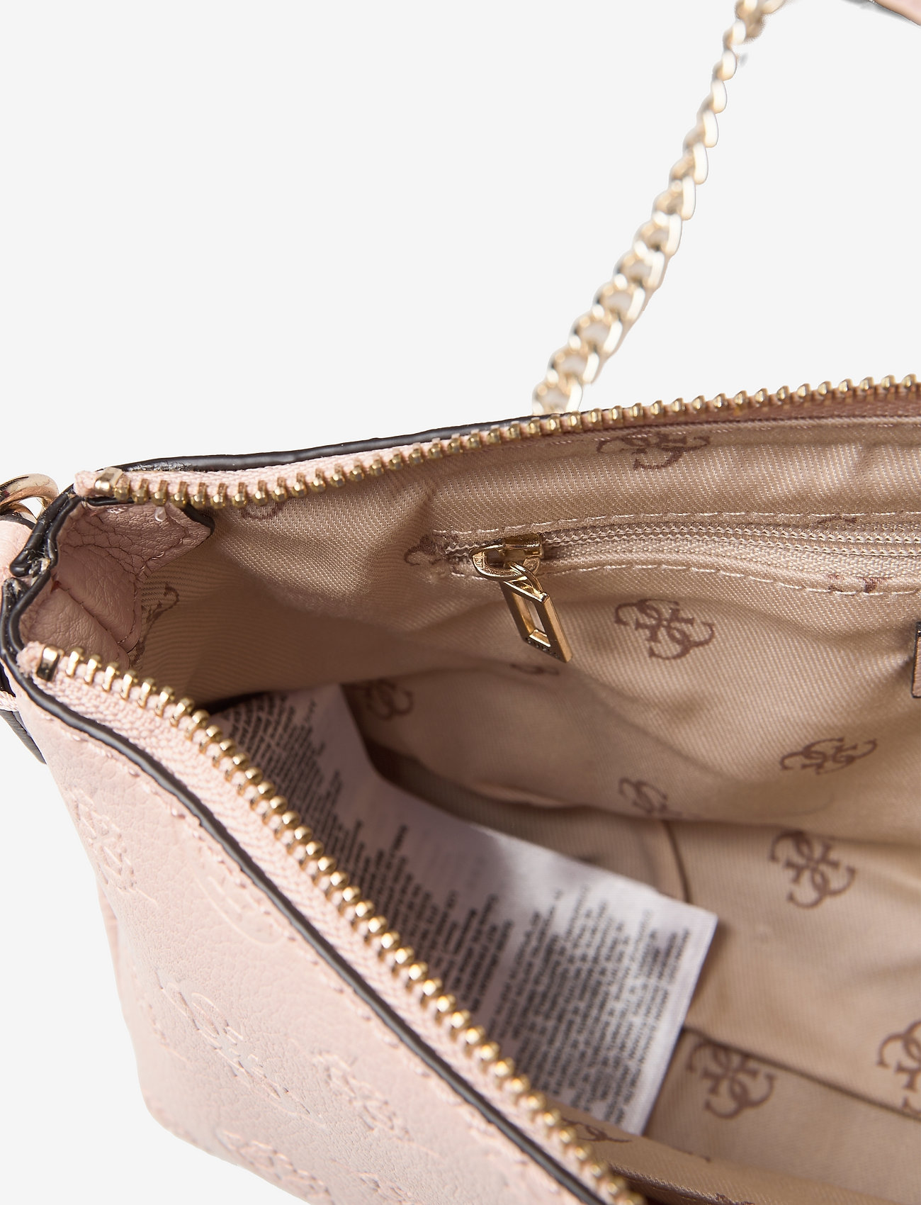 GUESS - HELAINA MINI CROSSBODY TOP ZIP - almond - 4