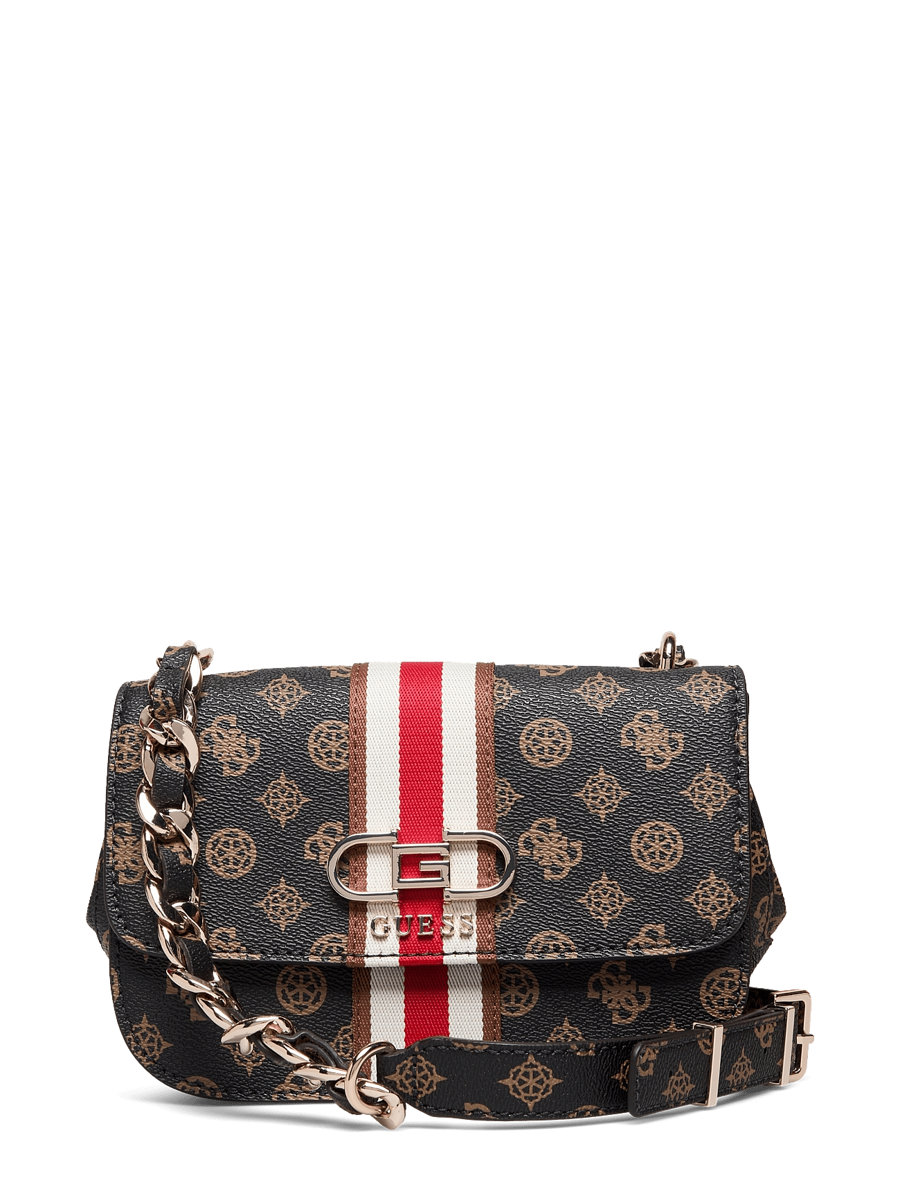 NELKA CROSSBODY FLAP - MOCHA LOGO