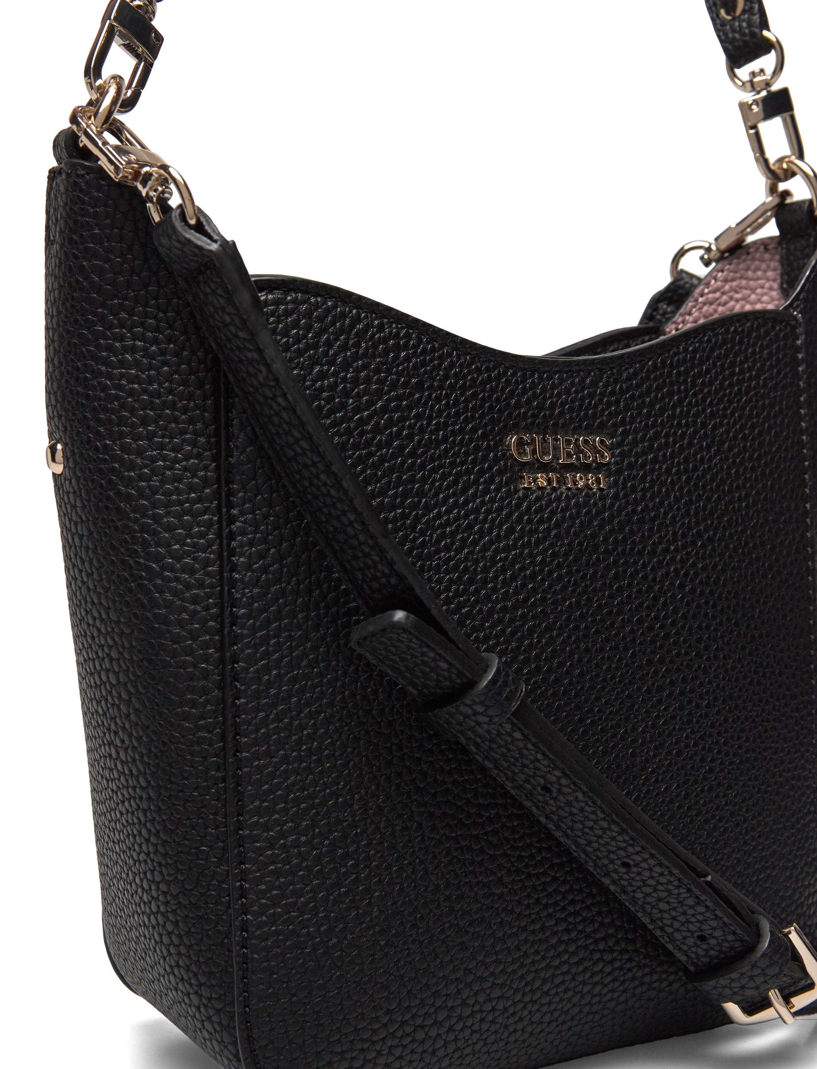 GUESS - BRENTON SM GRLFRIEND BUCKT - black - 3
