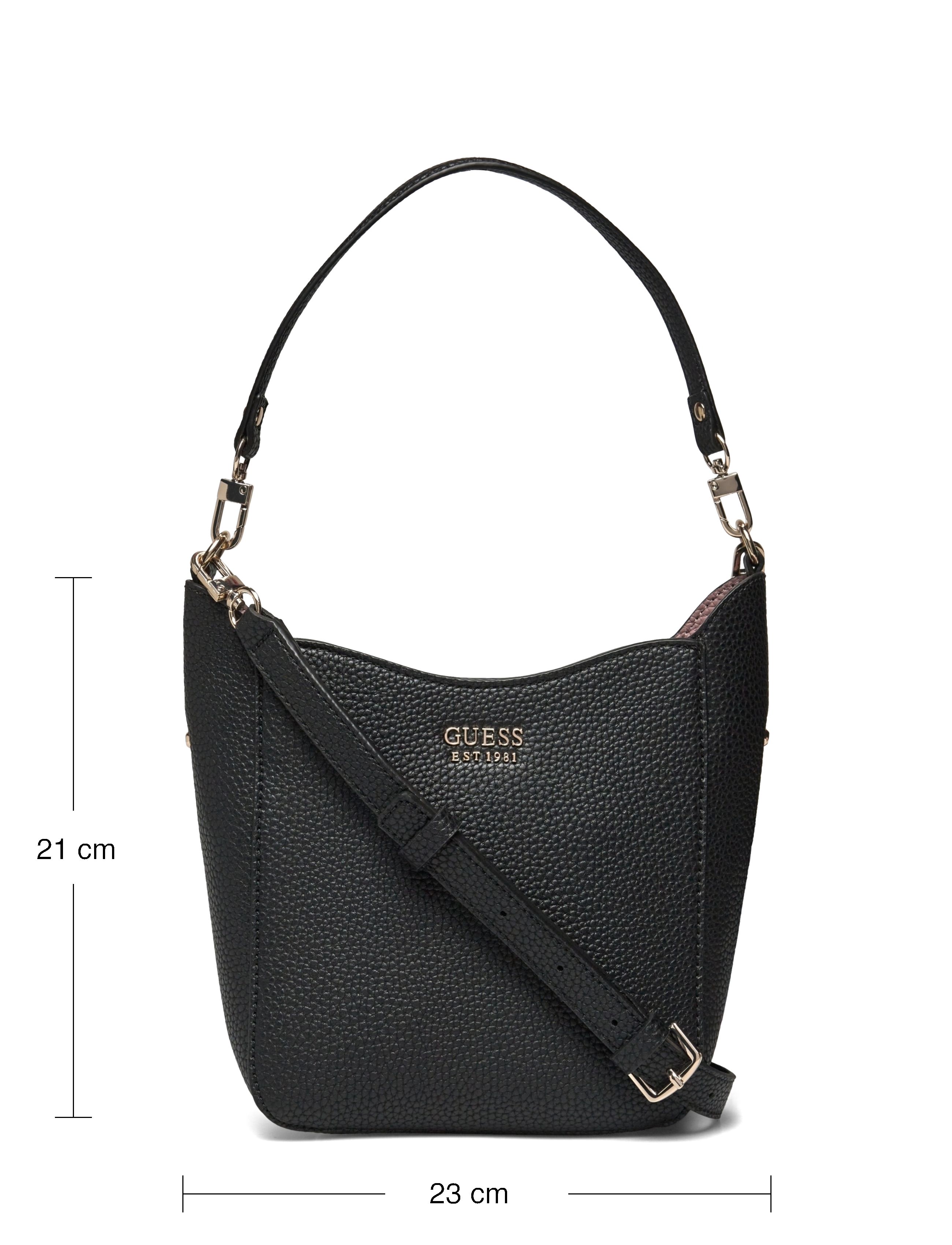GUESS - BRENTON SM GRLFRIEND BUCKT - black - 5