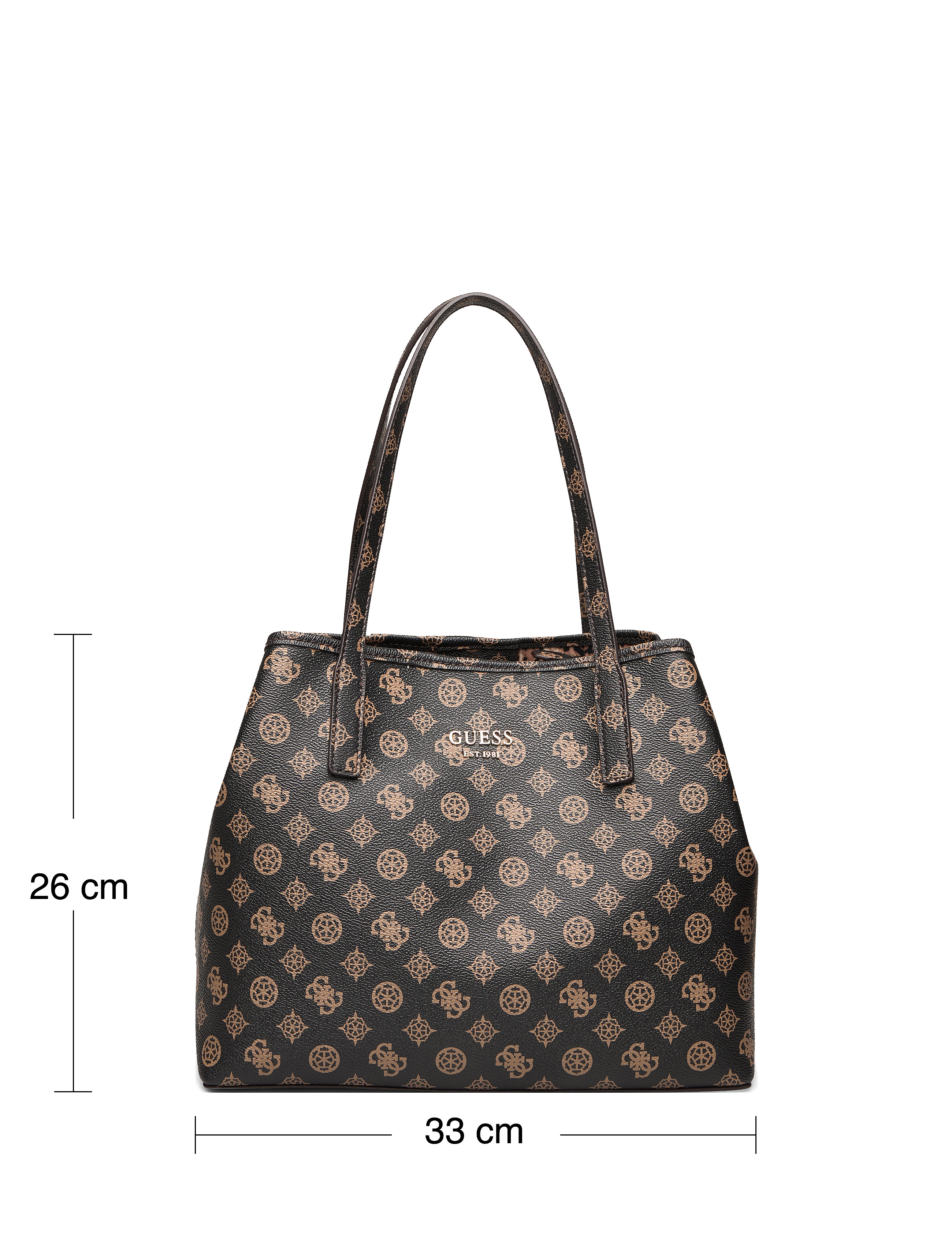 GUESS - VIKKY TOTE - brown - 5