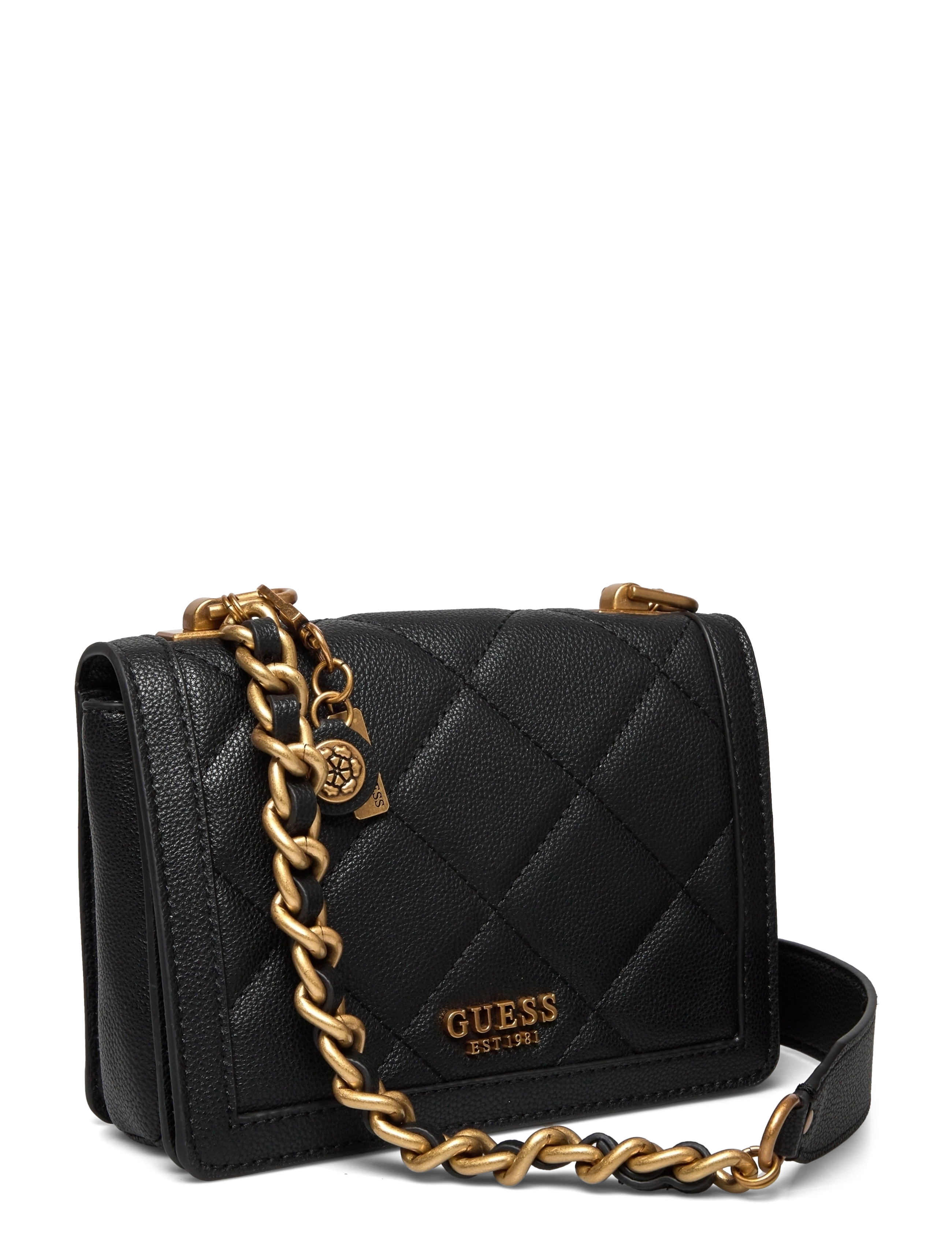 GUESS - ABEY CROSSBODY FLAP - black - 2