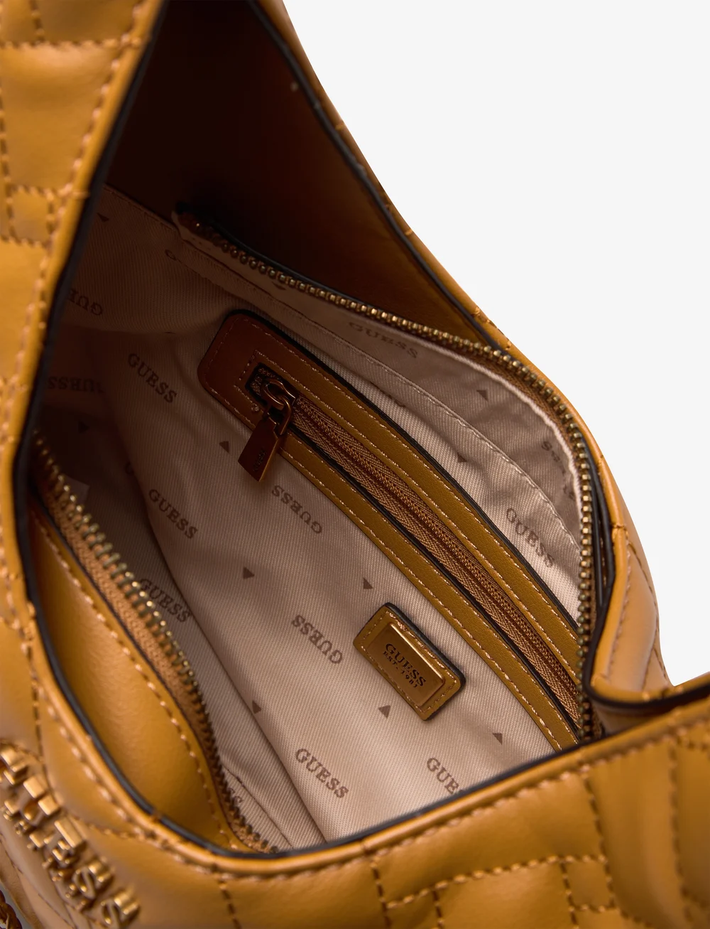 Mustard sales guess handbag