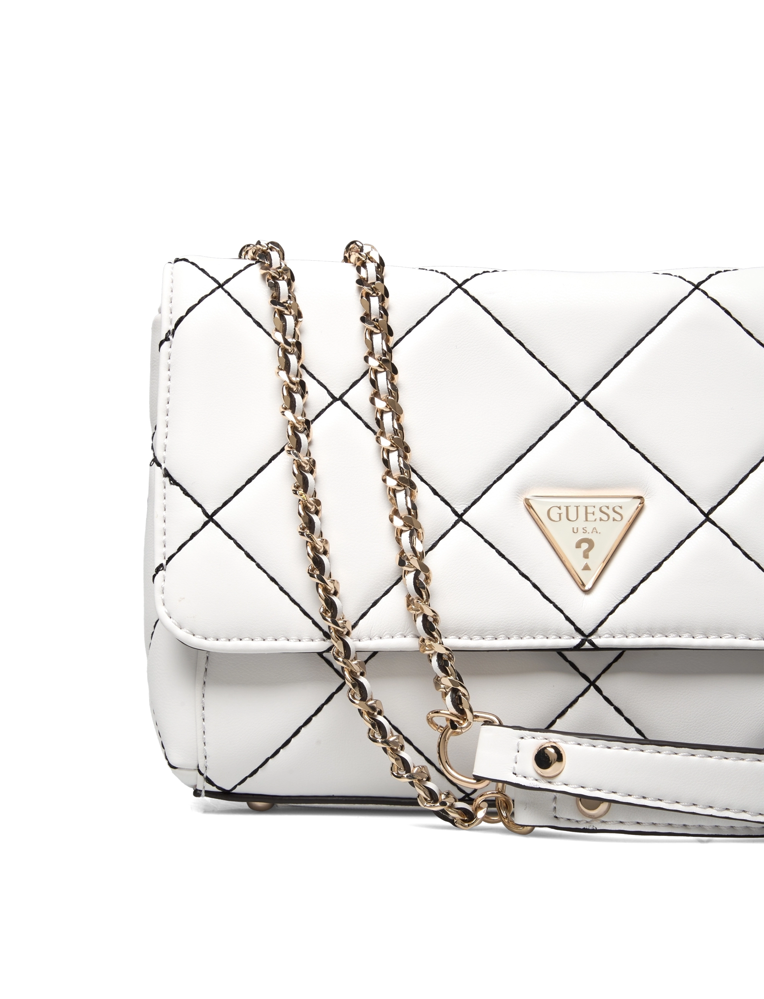 GUESS - CESSILY CONVERTIBLE XBODY FLAP - white multi - 3