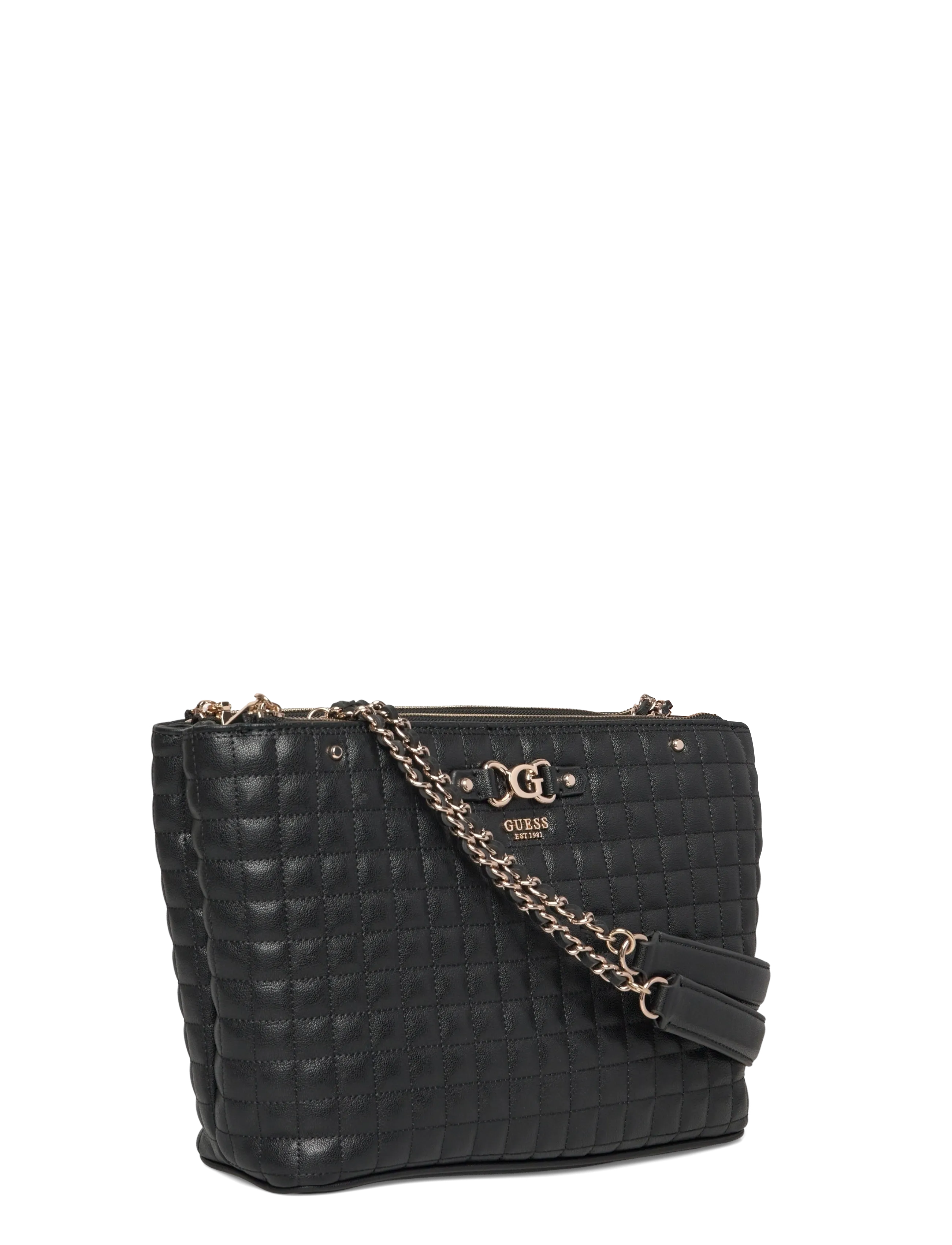 GUESS - NADIRA STATUS TOTE - aksessuaarid - black - 2