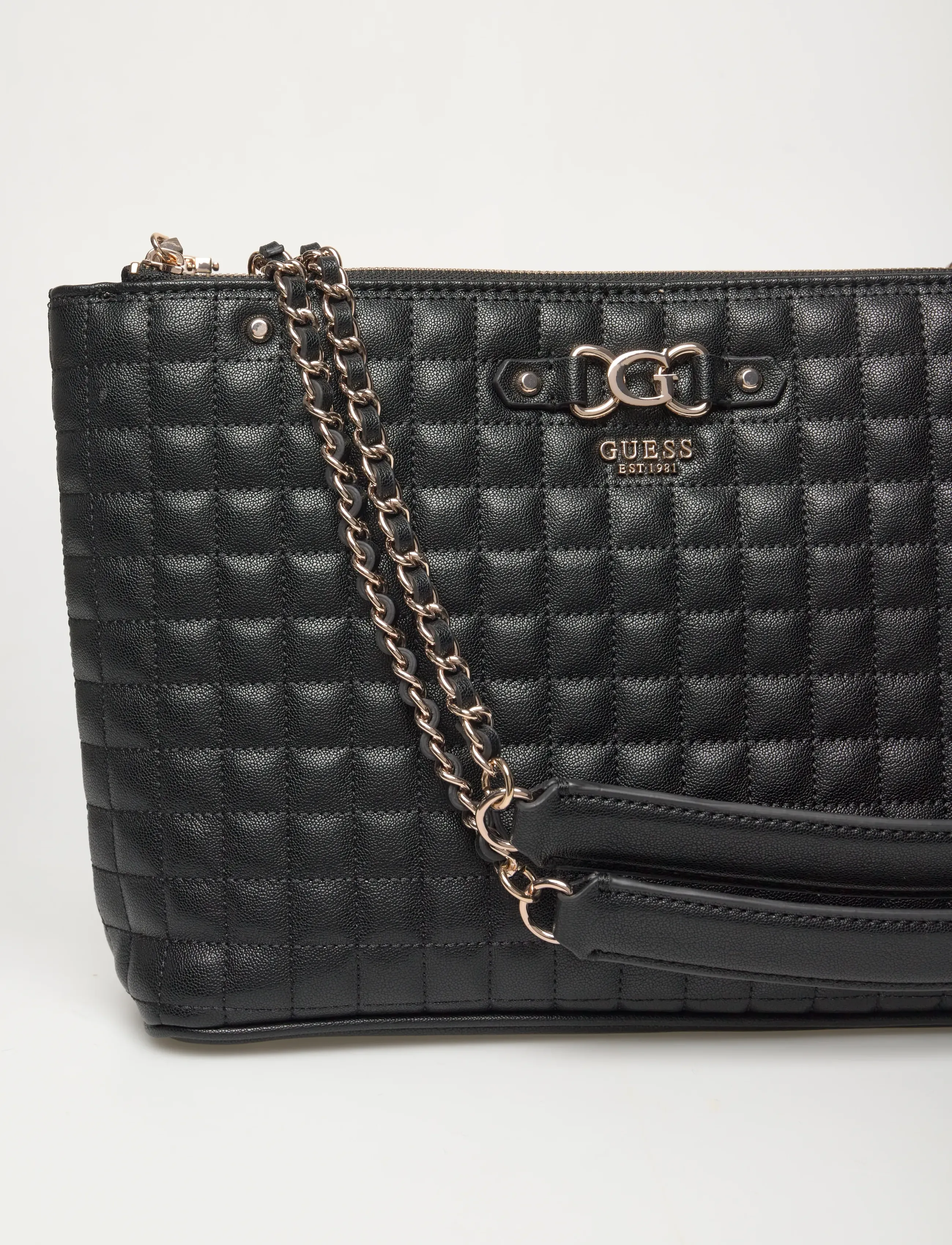 GUESS - NADIRA STATUS TOTE - aksessuaarid - black - 3