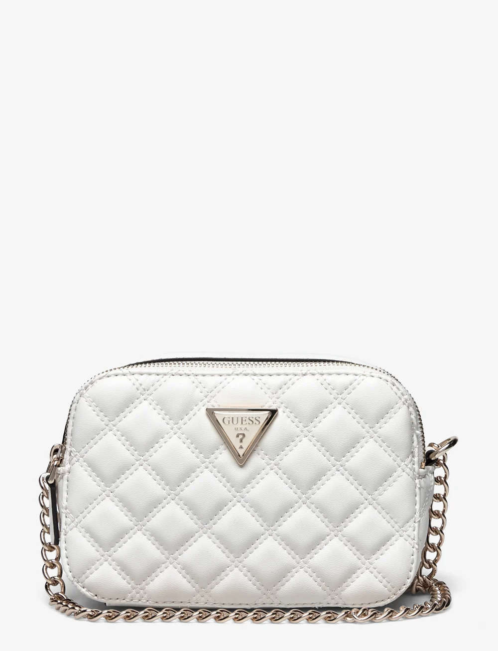 GUESS - GIULLY CAMERA BAG - crossbody bags - off white - 0