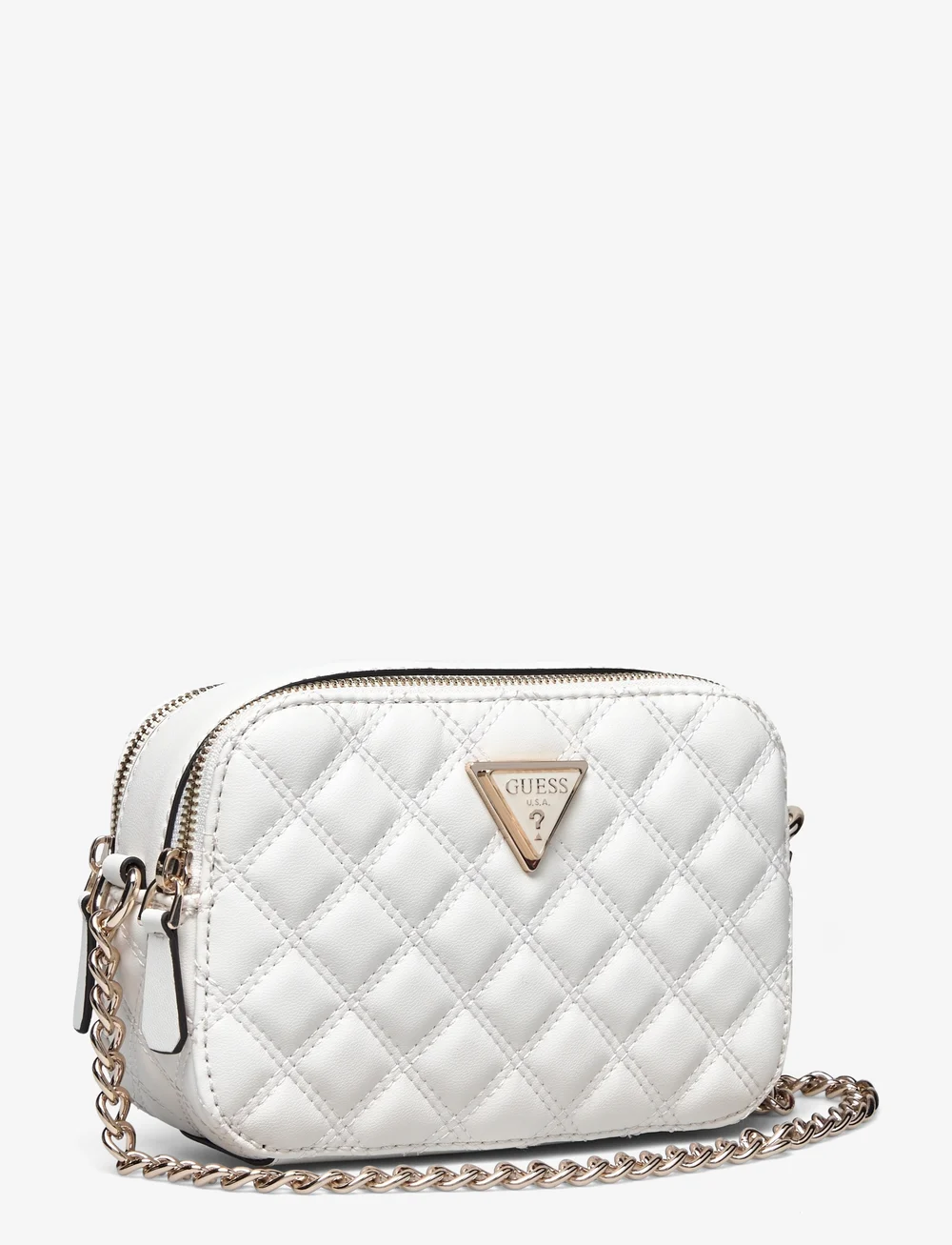 GUESS - GIULLY CAMERA BAG - crossbody bags - off white - 2