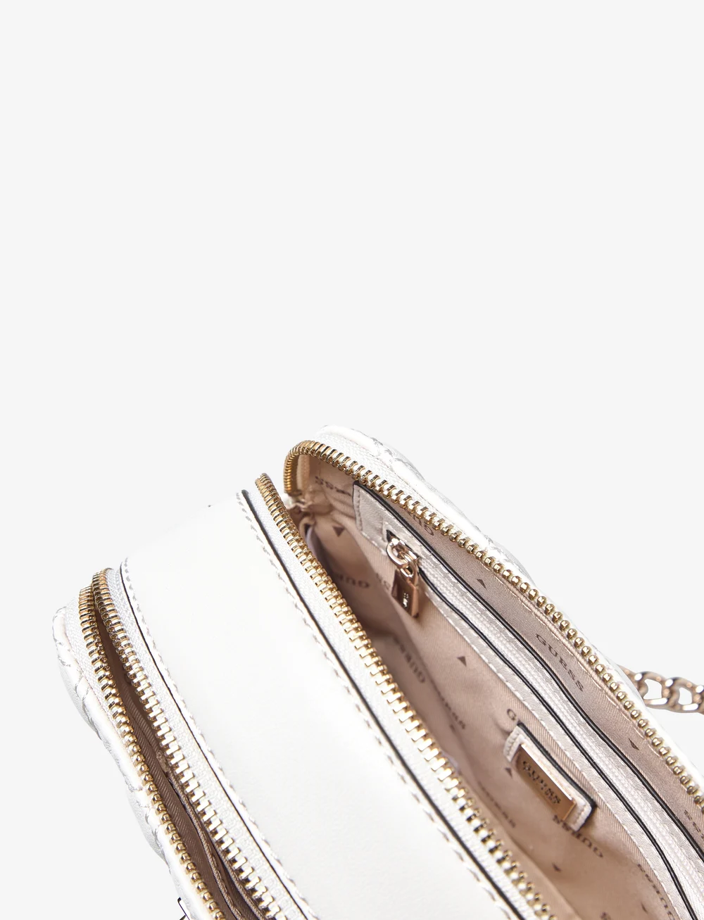 GUESS - GIULLY CAMERA BAG - crossbody bags - off white - 4