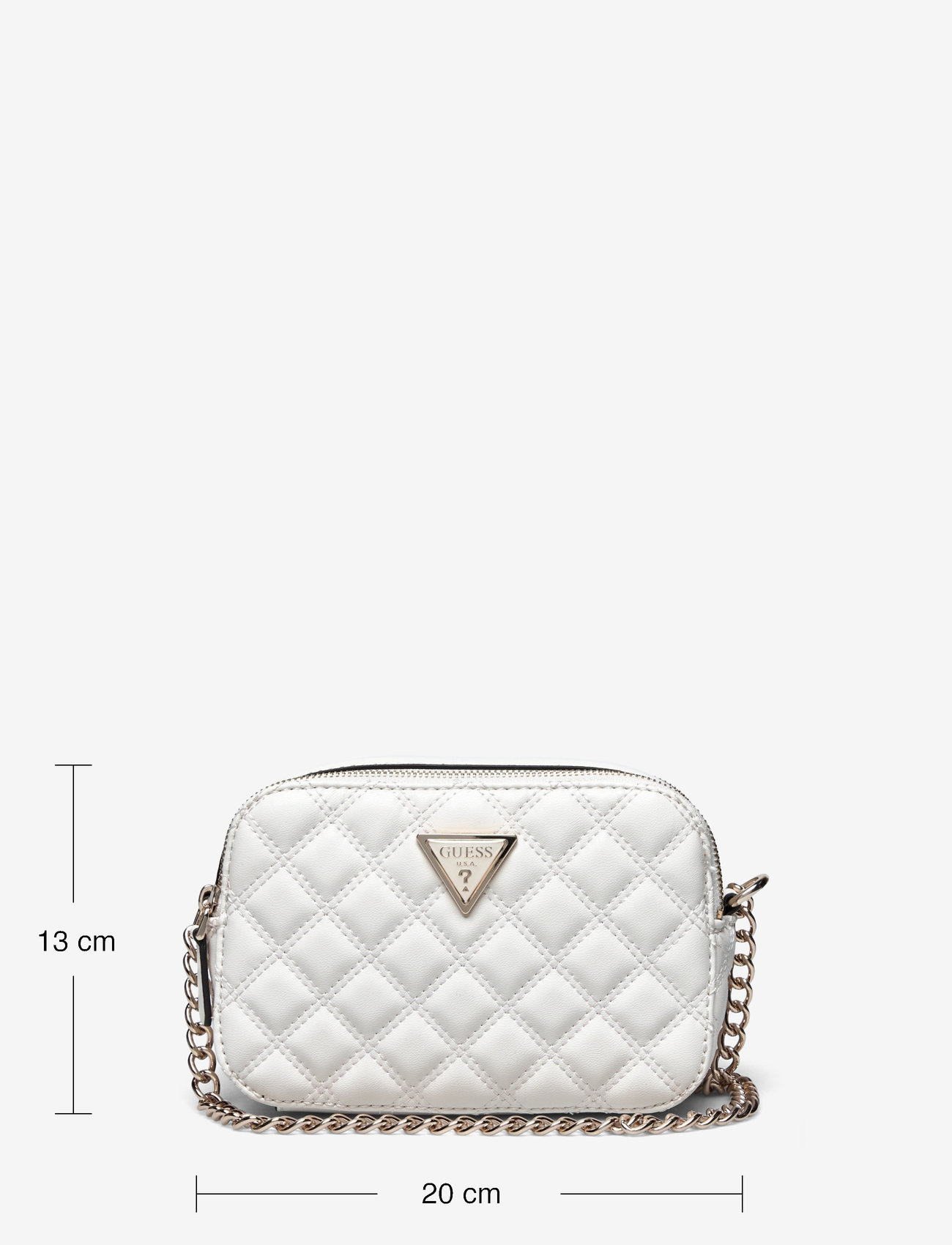 GUESS - GIULLY CAMERA BAG - off white - 5
