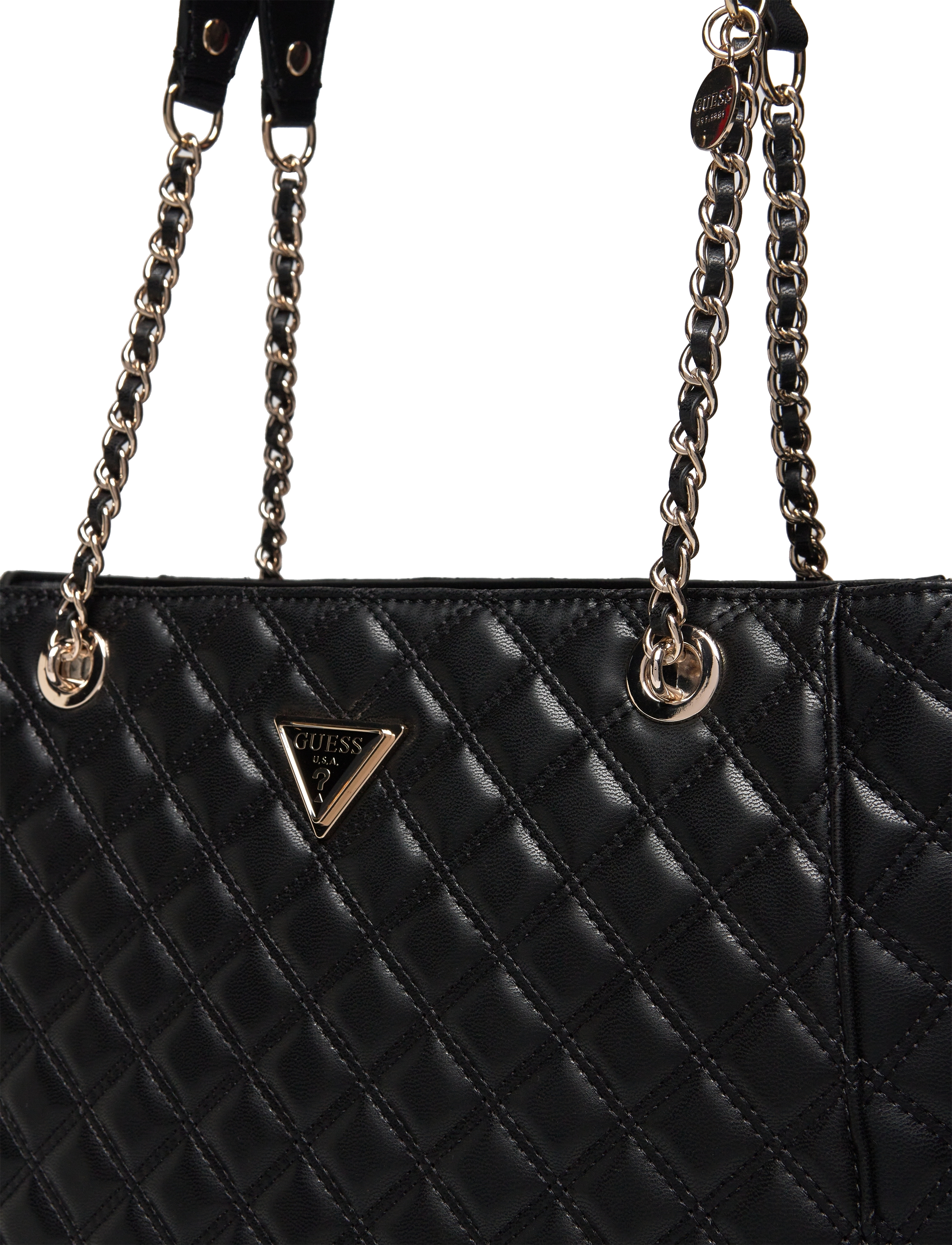 GUESS - GIULLY LARGE TOTE - black - 3