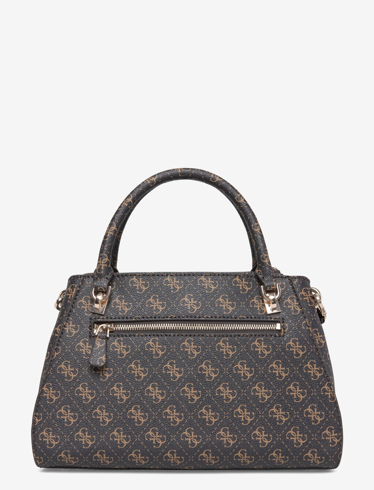 GUESS - NOELLE II LUXURY SATCHEL - speciella tillfällen - brown logo - 1